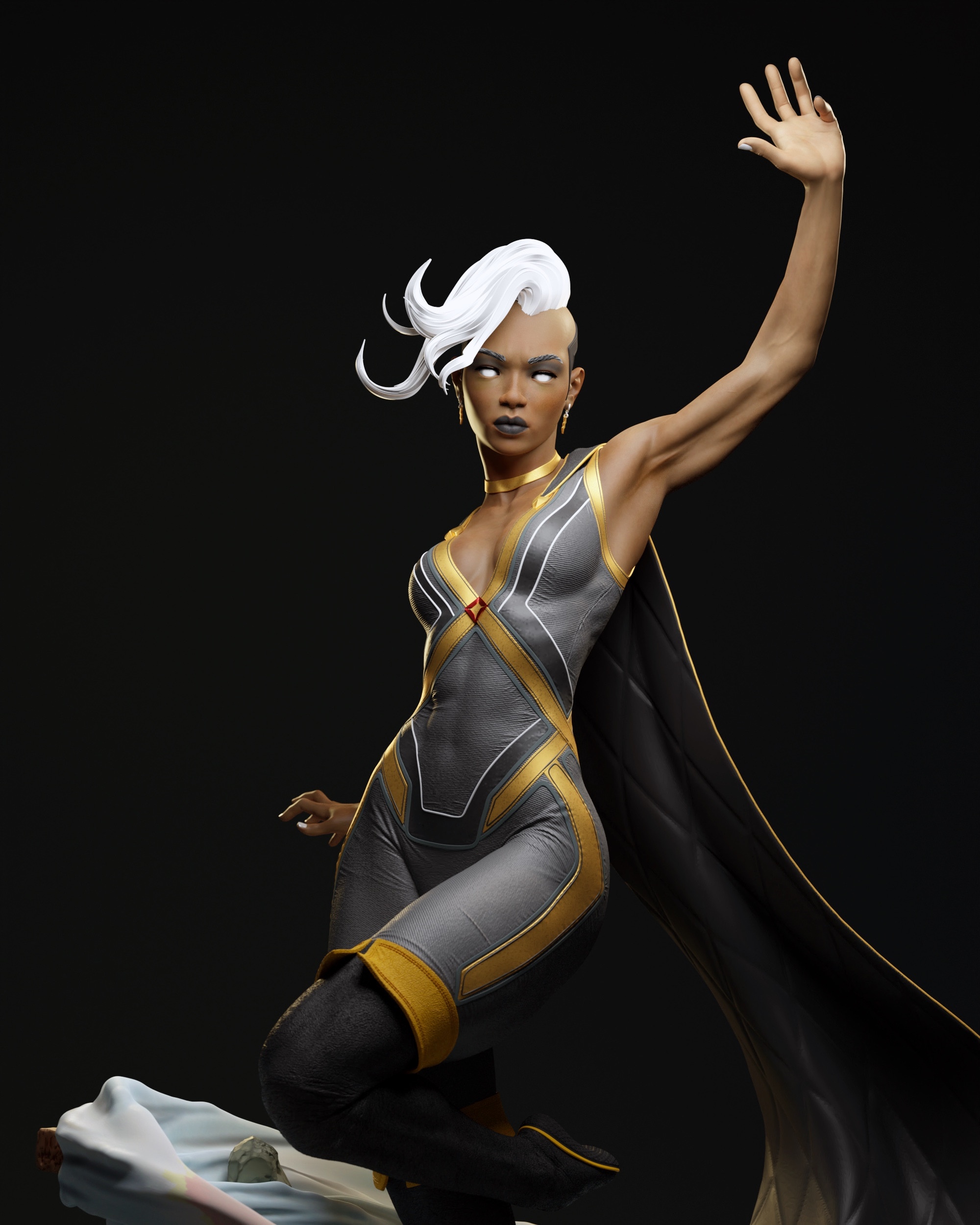 Storm from X-Men artwork HD Phone Wallpaper