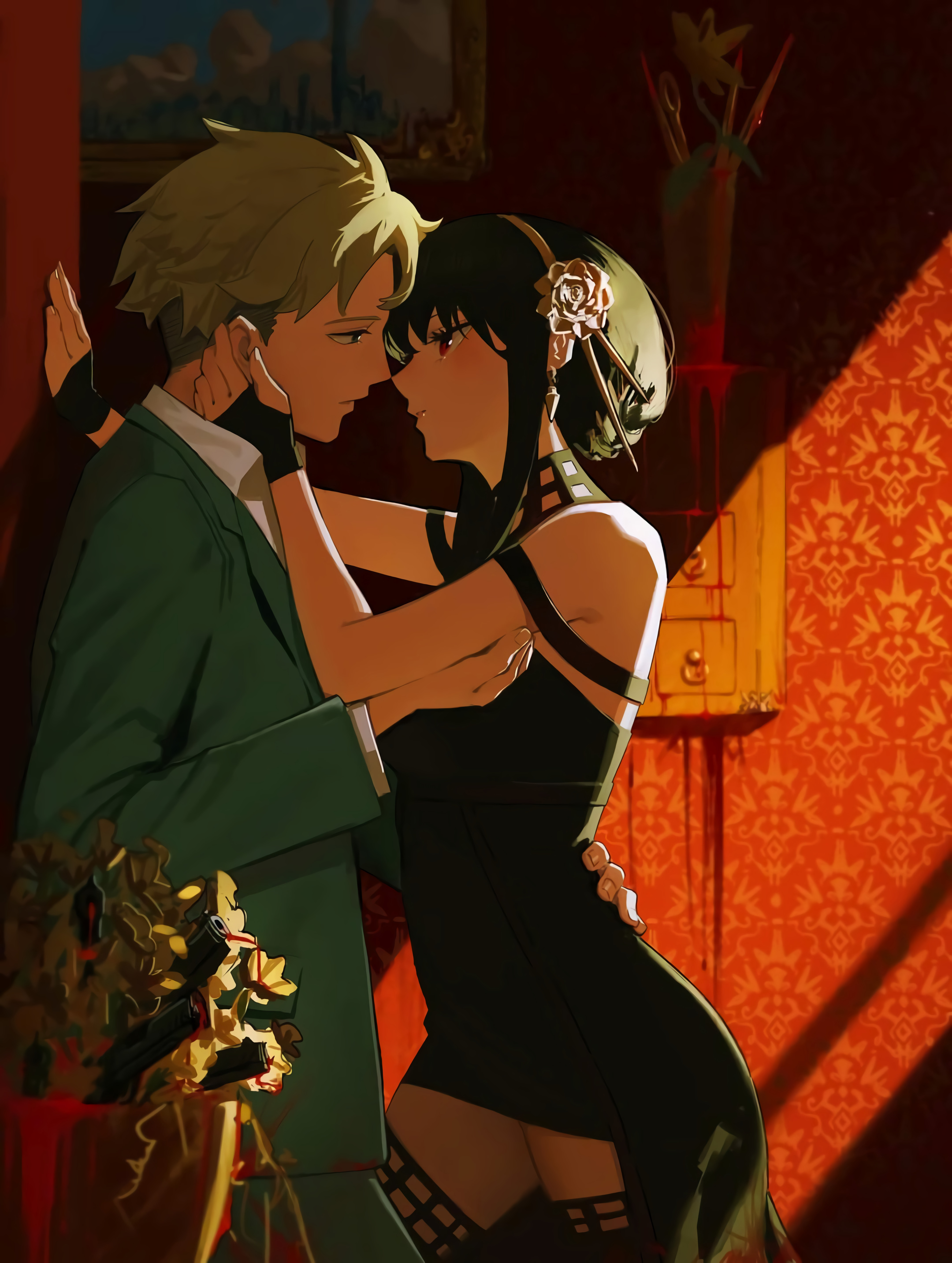 Loid and Yor Forger from Spy x Family HD Phone Wallpaper