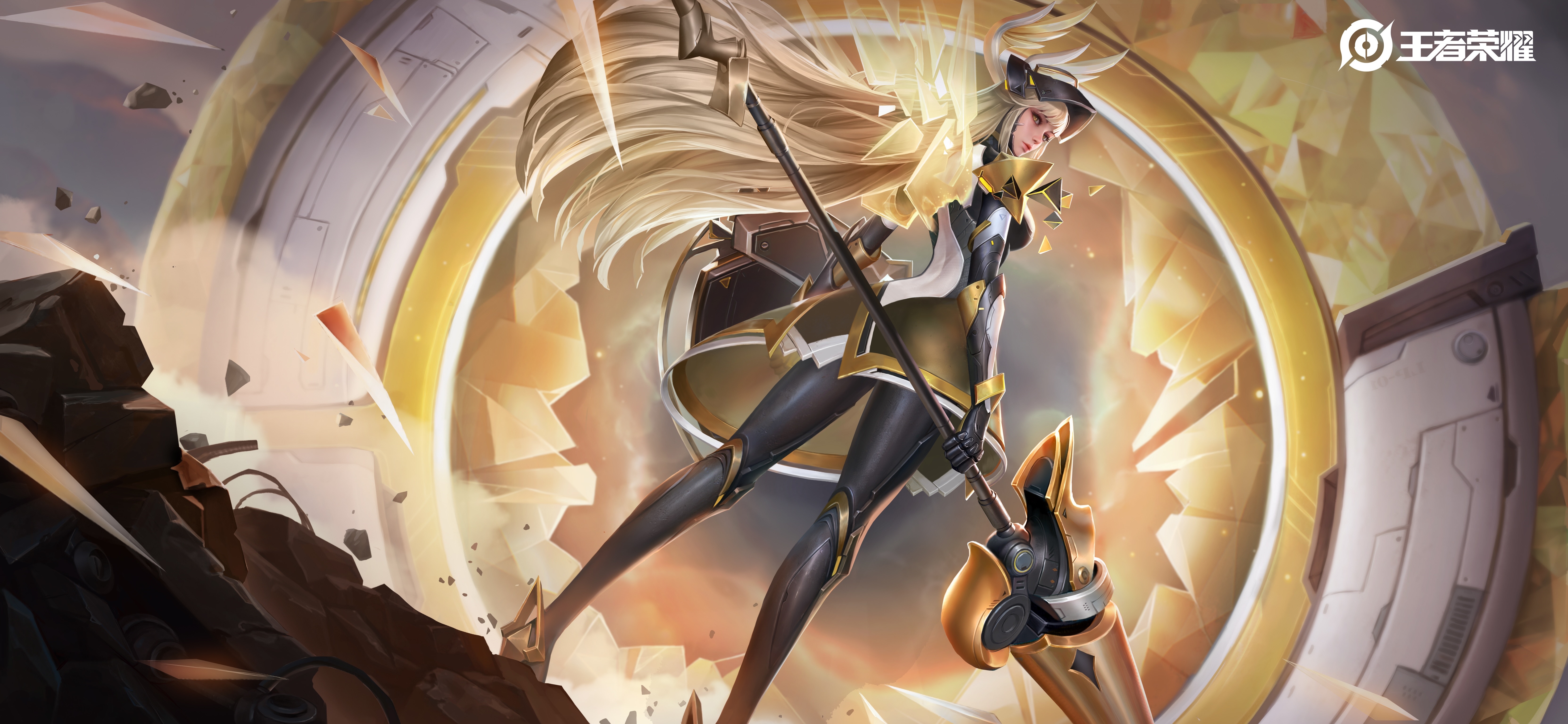 4K Honor of Kings: Golden Warrior Woman HD Wallpaper