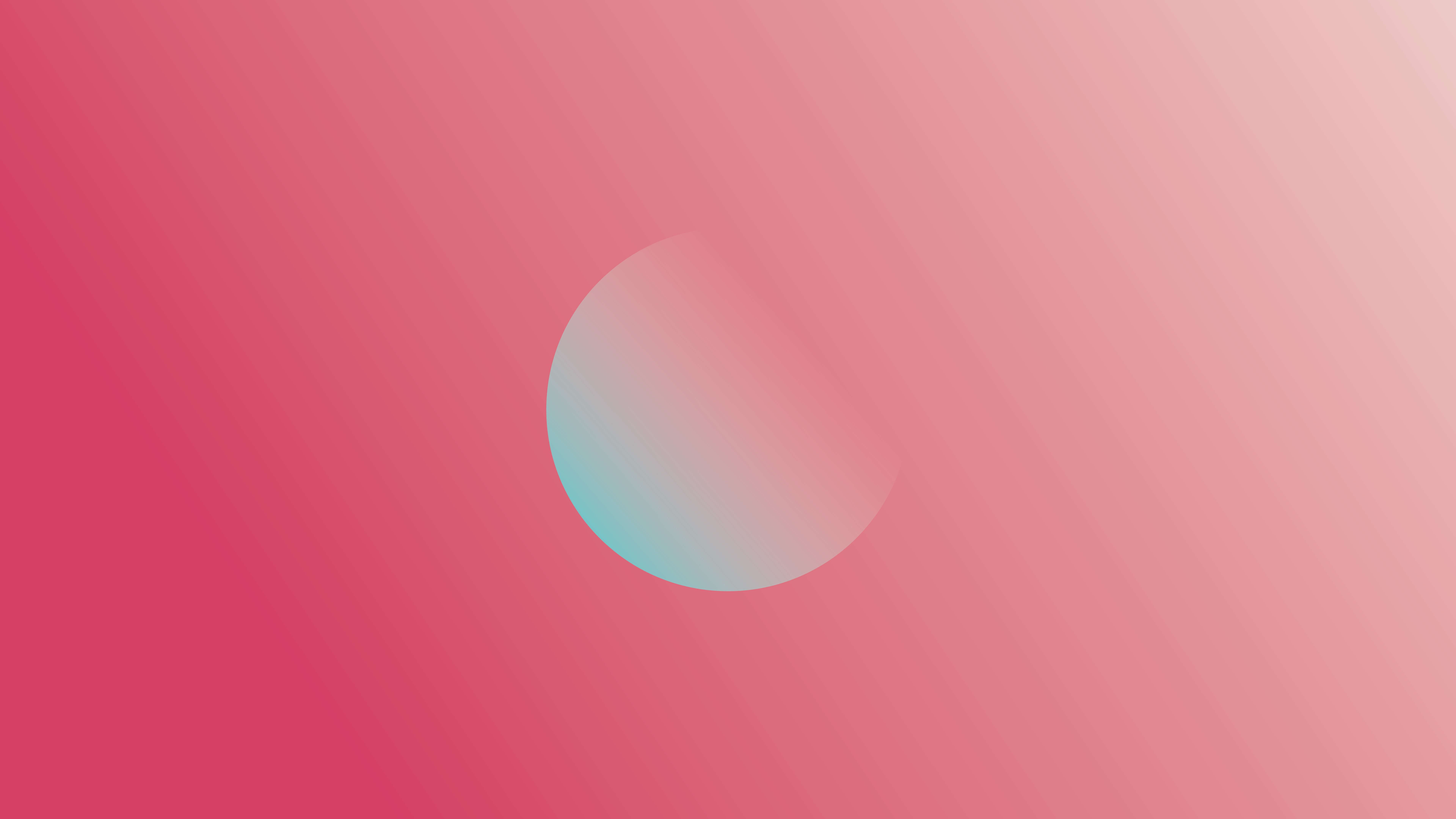 4K abstract pink gradient with a planet illustration HD Wallpaper