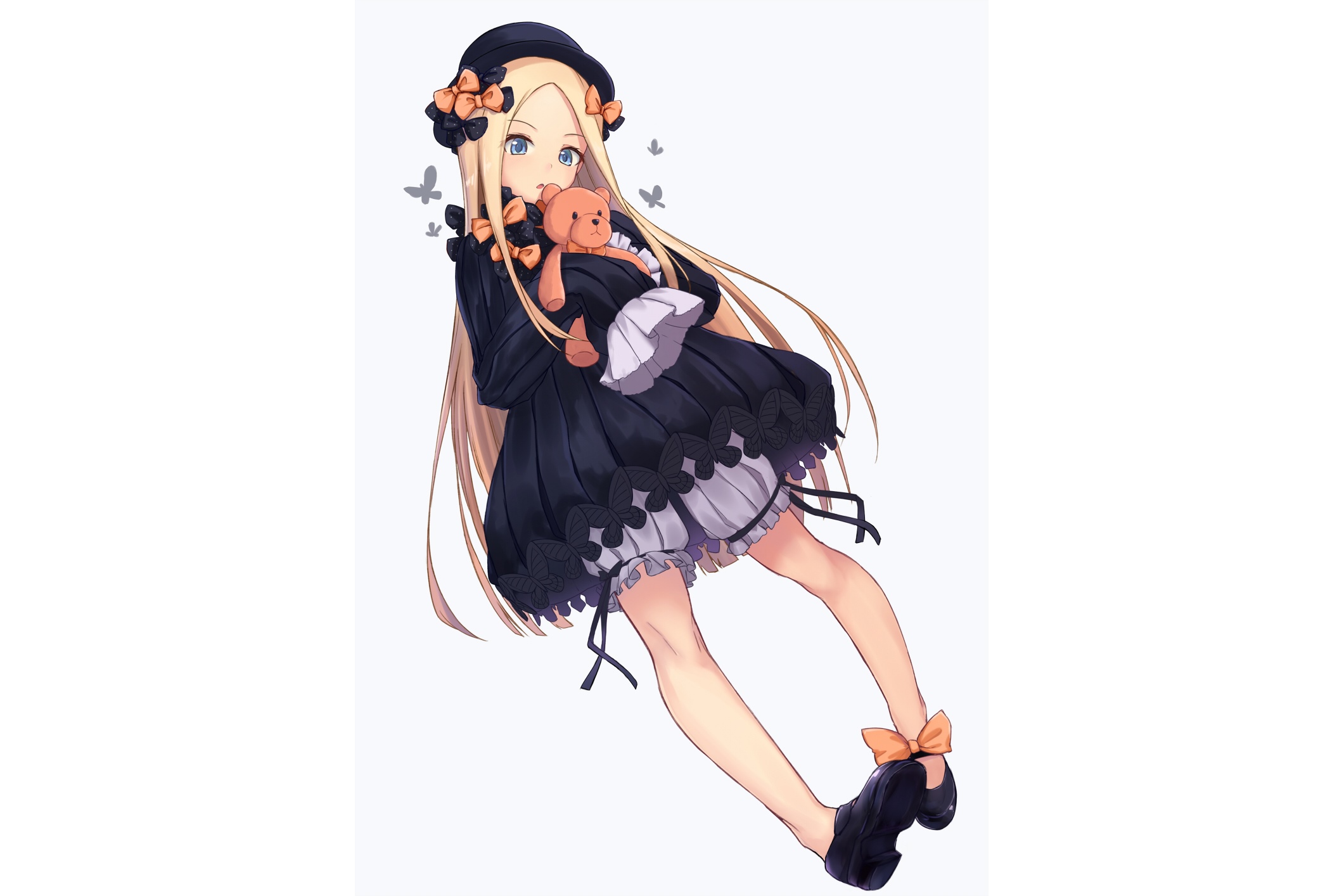 Abigail Williams holding a teddy bear HD Wallpaper