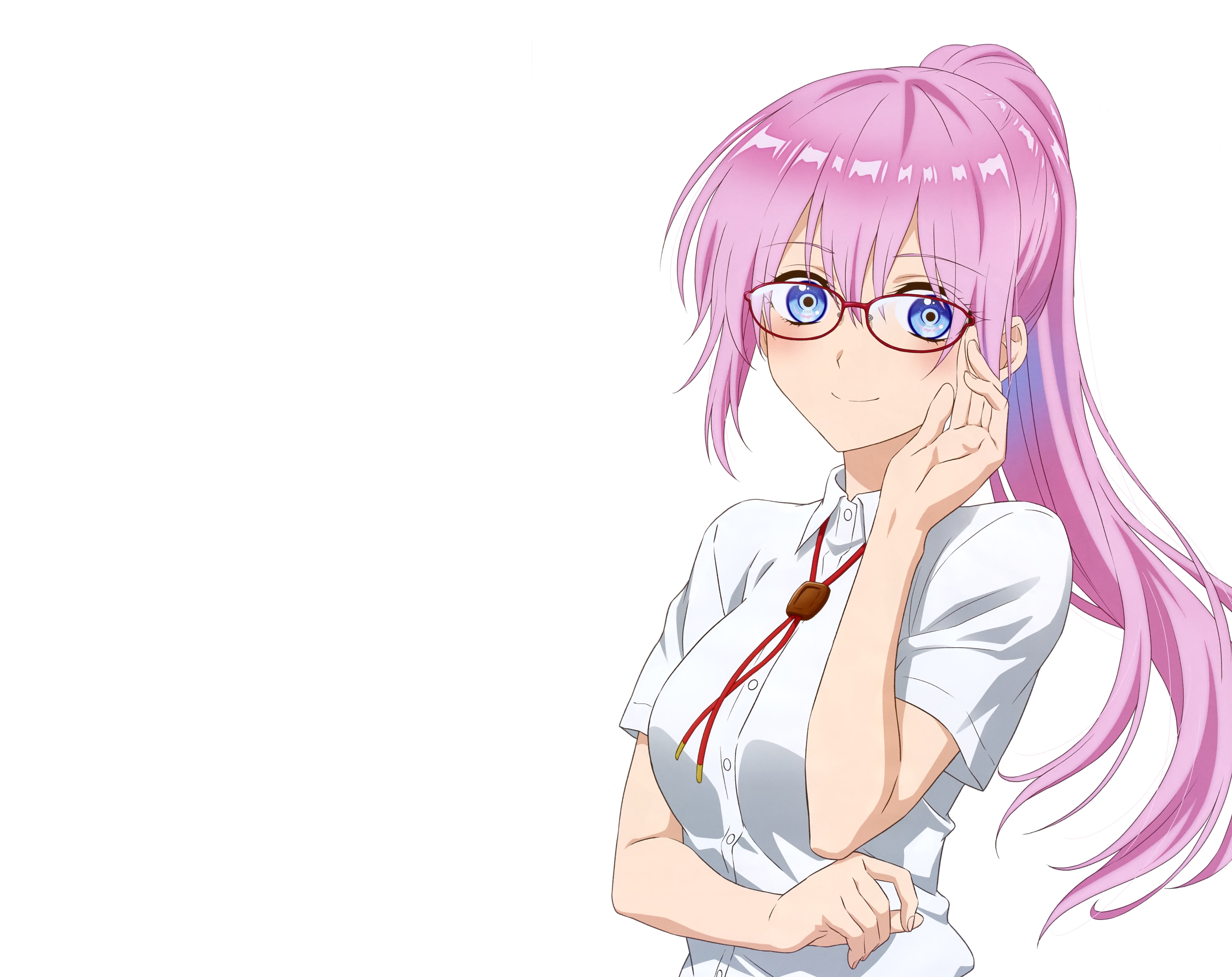 4K Shikimori Kamiya with Pink Hair HD Wallpaper