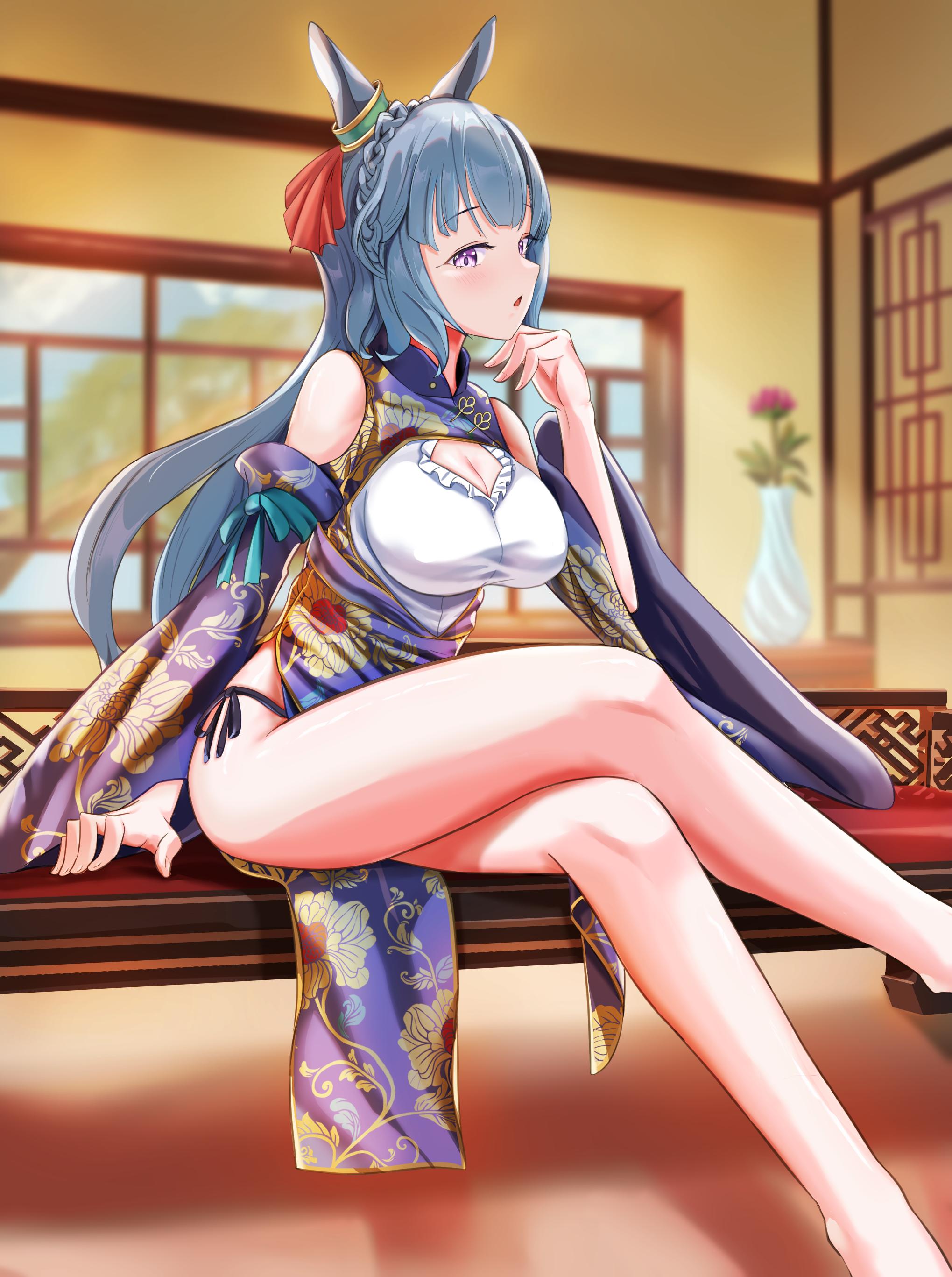 Mejiro Ardan in a traditional dress HD Phone Wallpaper
