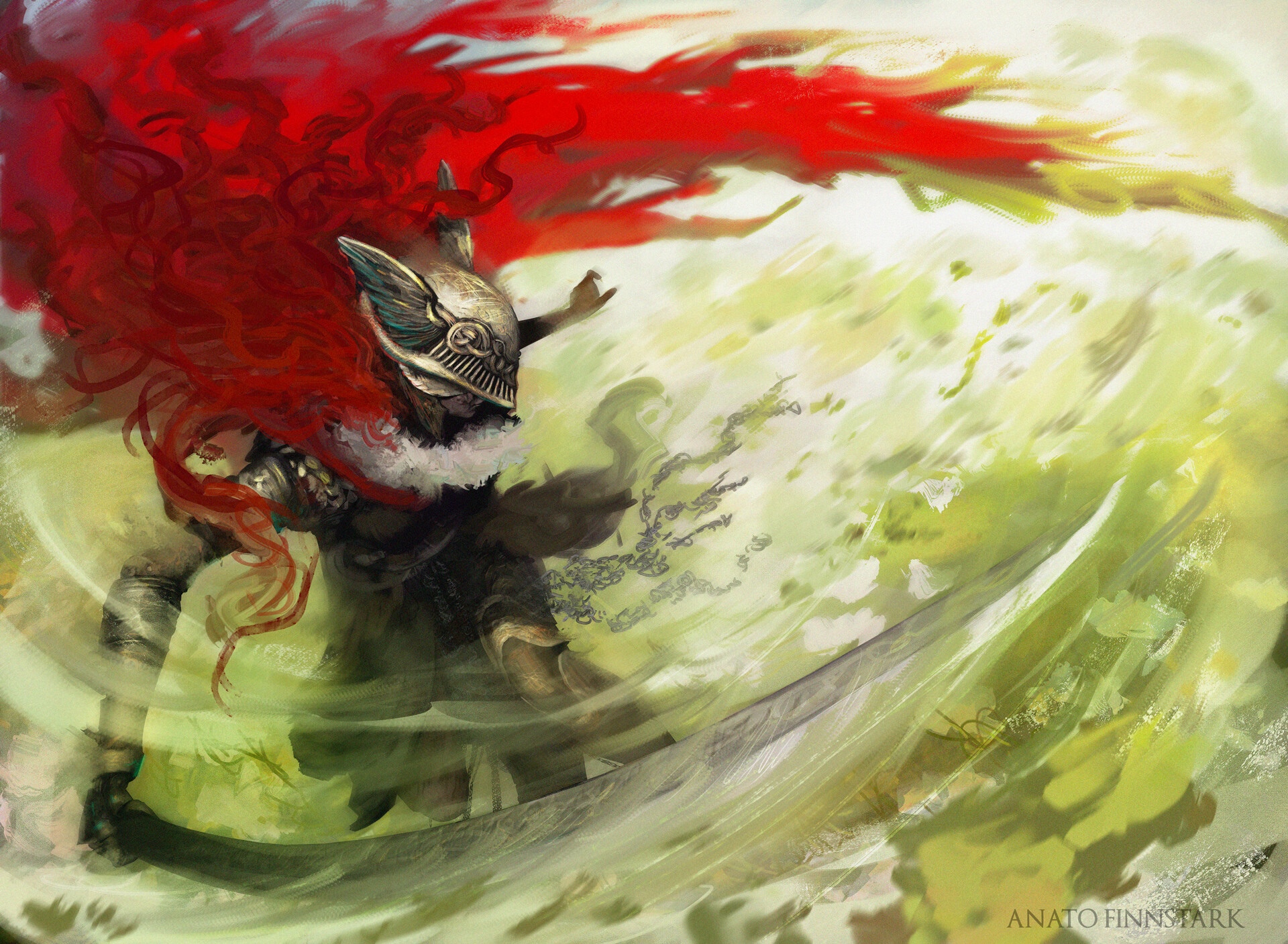 Malenia from Elden Ring by Anato Finnstark HD Wallpaper