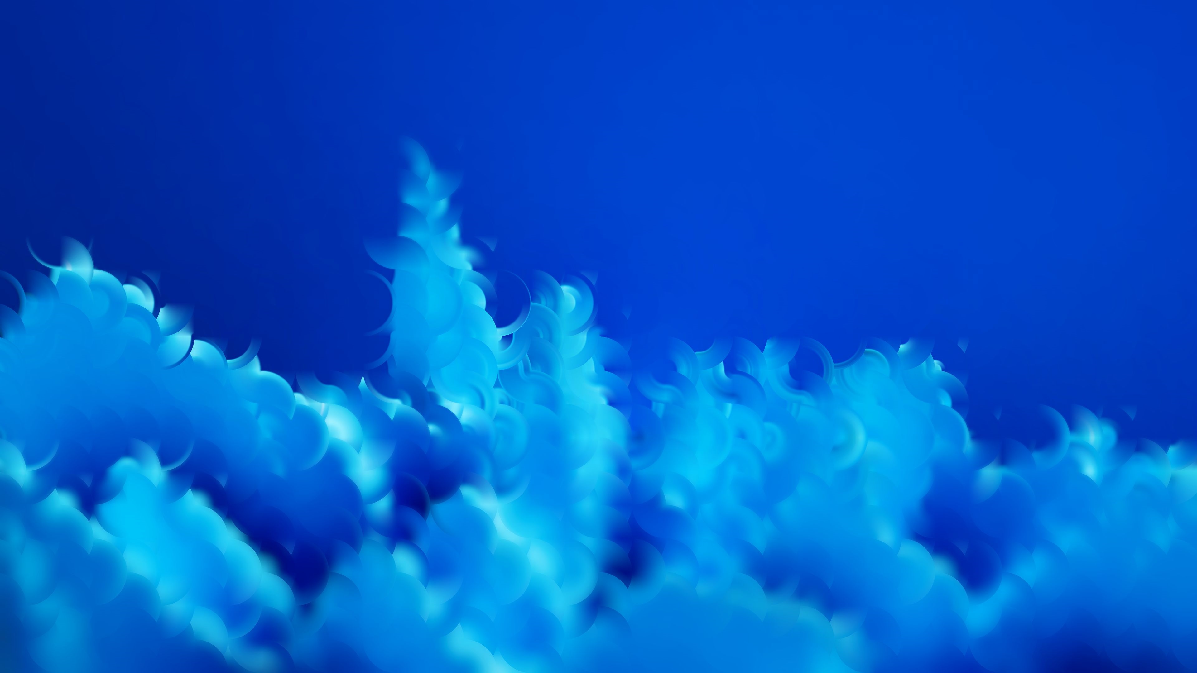 4K Abstract Blue 3D HD Wallpaper