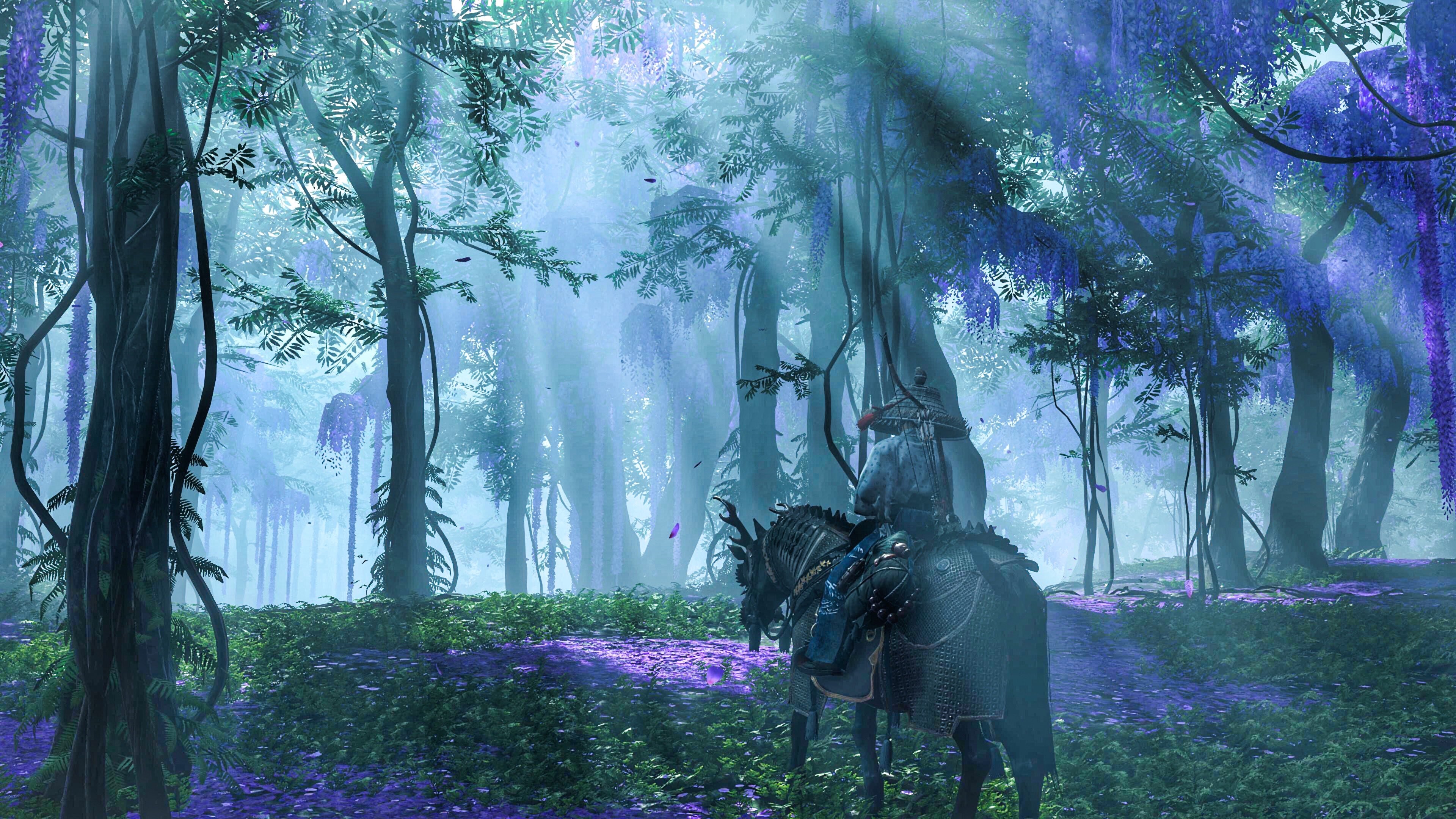 4K Ghost of Tsushima Samurai on Horseback HD Wallpaper