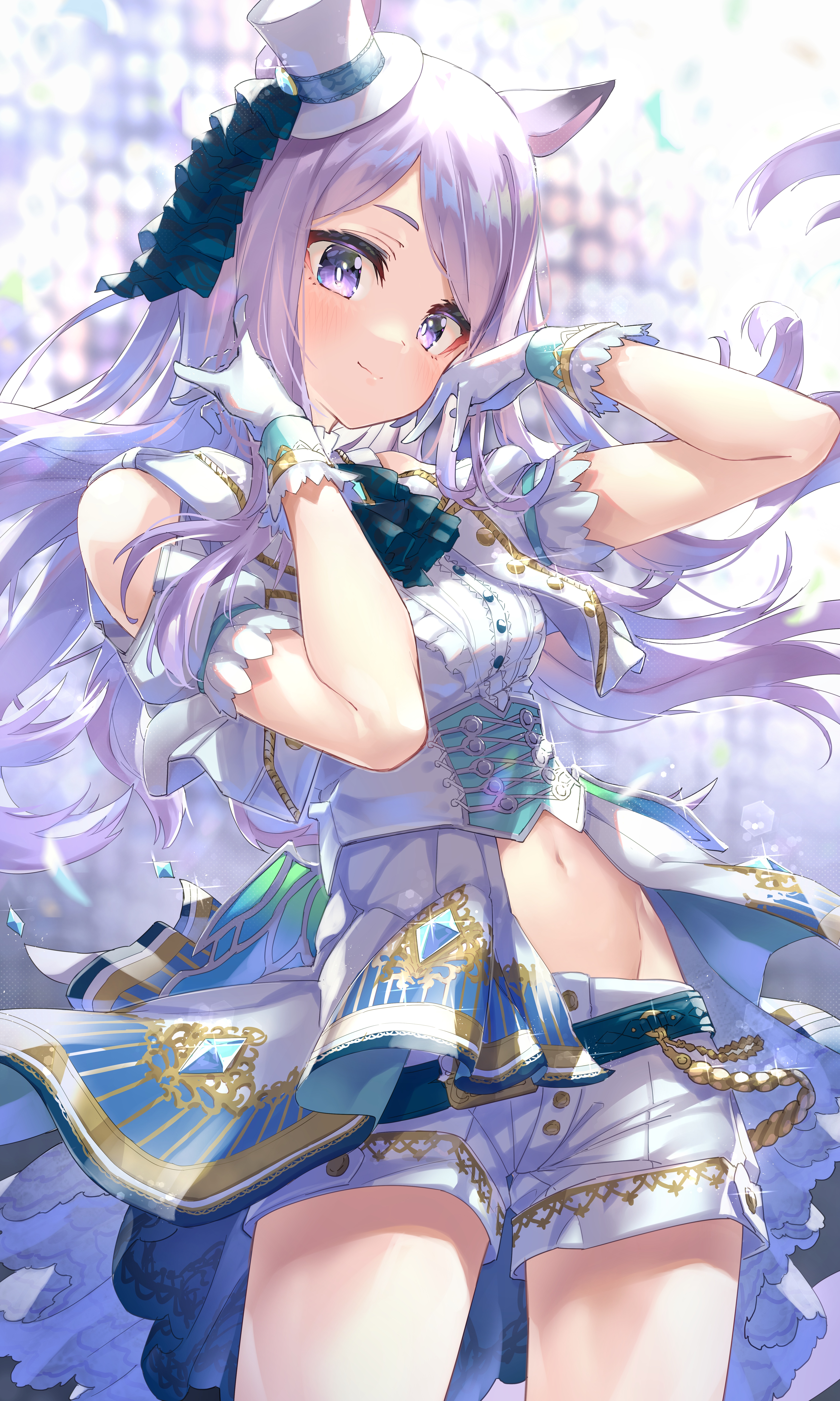 4K Mejiro McQueen Uma Musume Pretty Derby fan art HD Phone Wallpaper