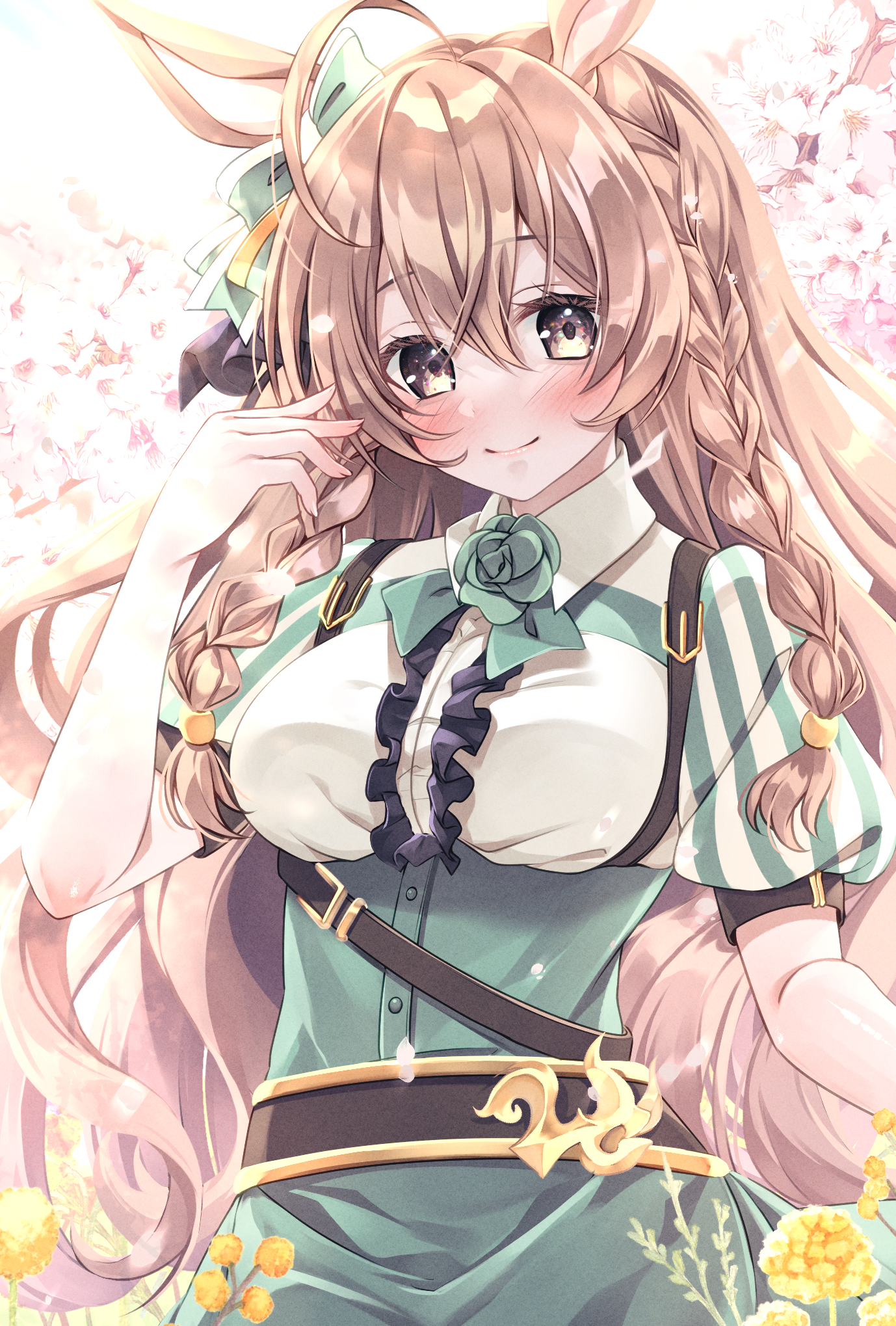 Mejiro Bright Uma Musume Pretty Derby Fan Art HD Phone Wallpaper