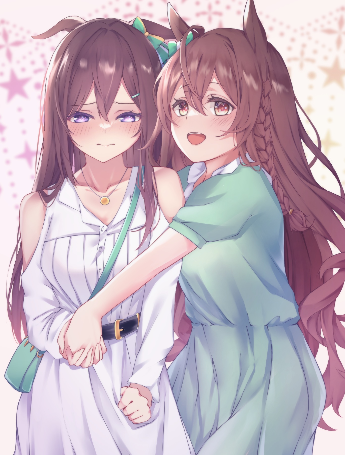 Mejiro Bright and Mejiro Dober from Uma Musume HD Phone Wallpaper