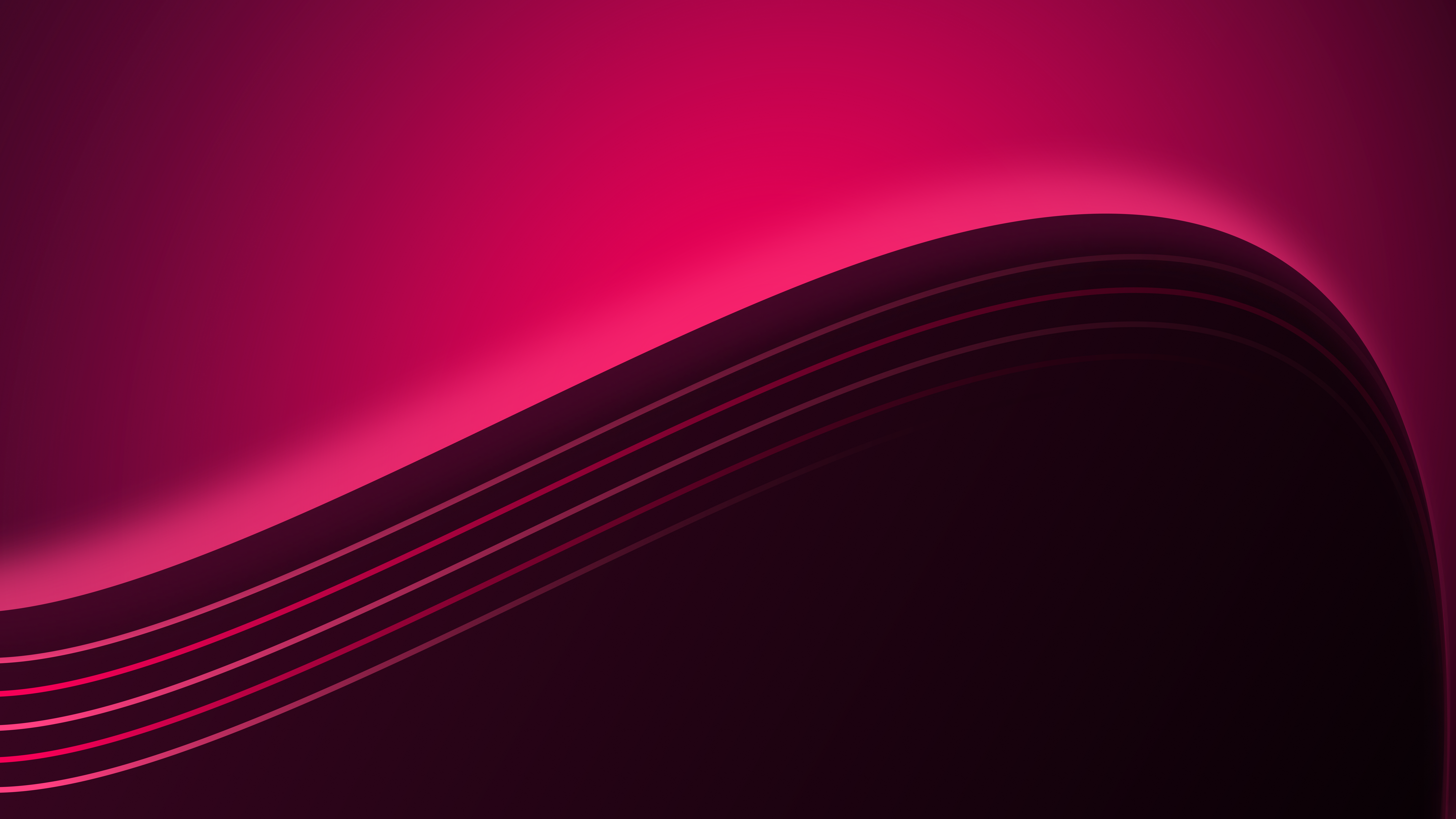 Abstract red and purple wavy lines HD Wallpaper