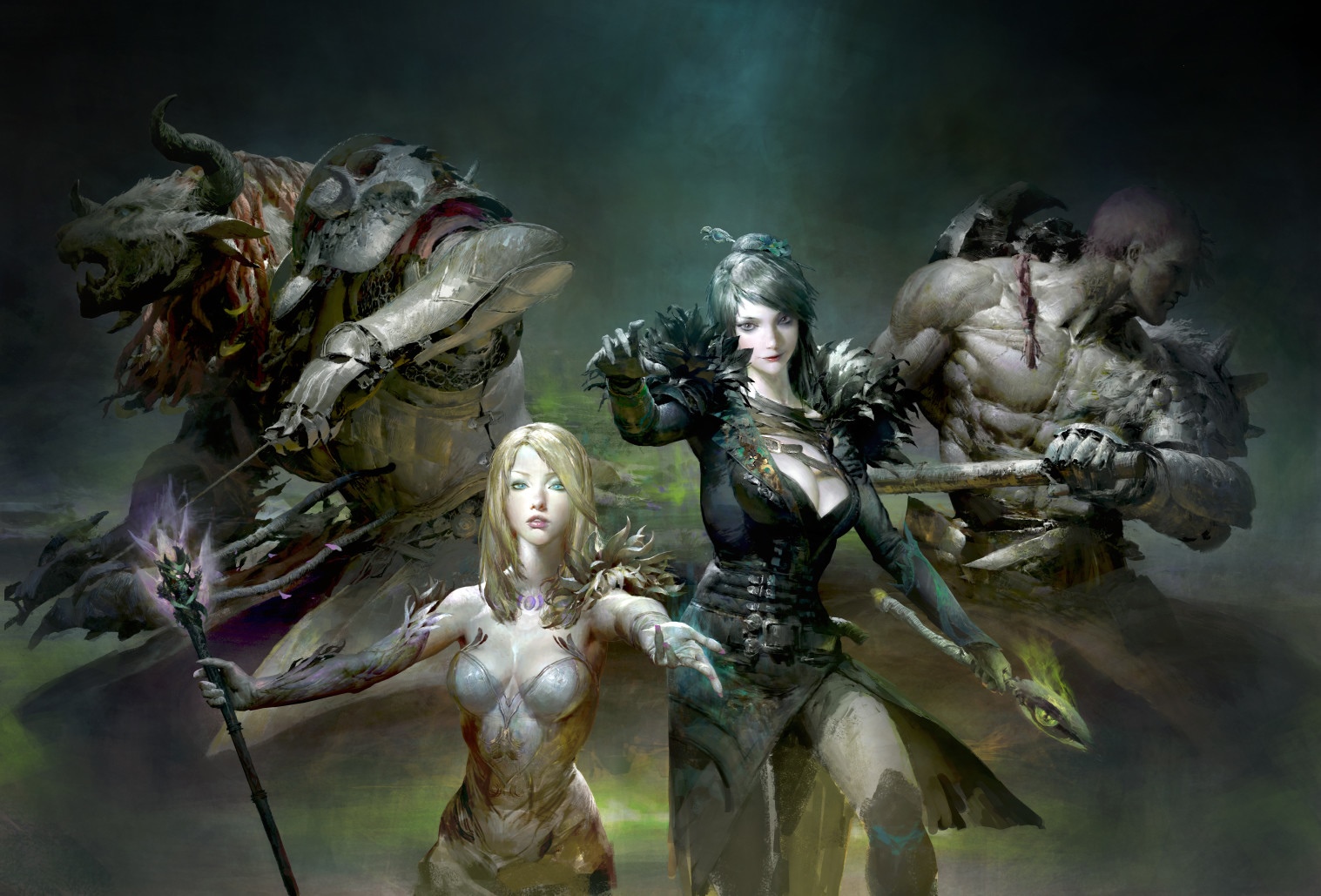 Guild Wars 2 fan art by Ruan Jia HD Wallpaper