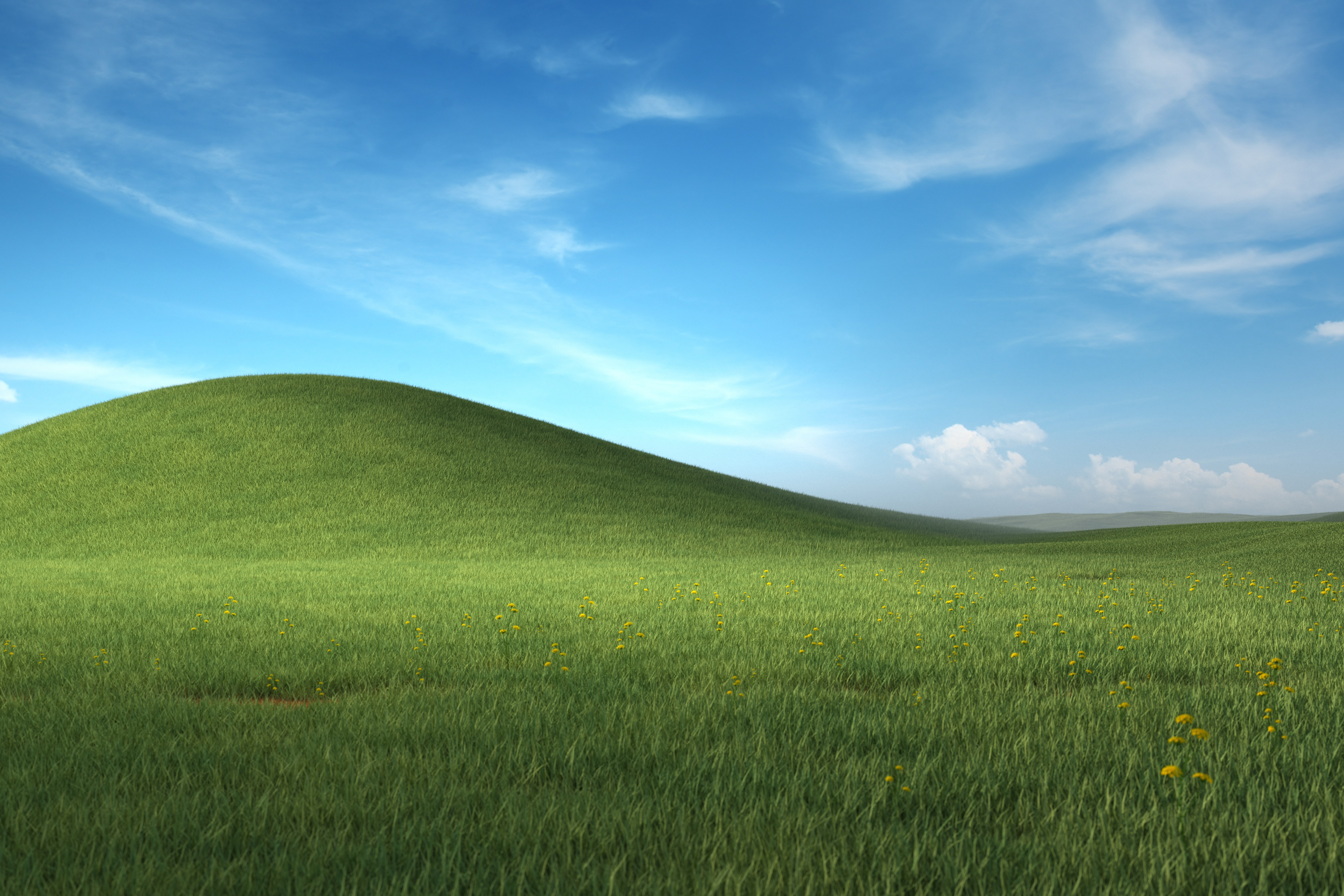 Microsoft Windows XP Bliss Landscape HD Wallpaper
