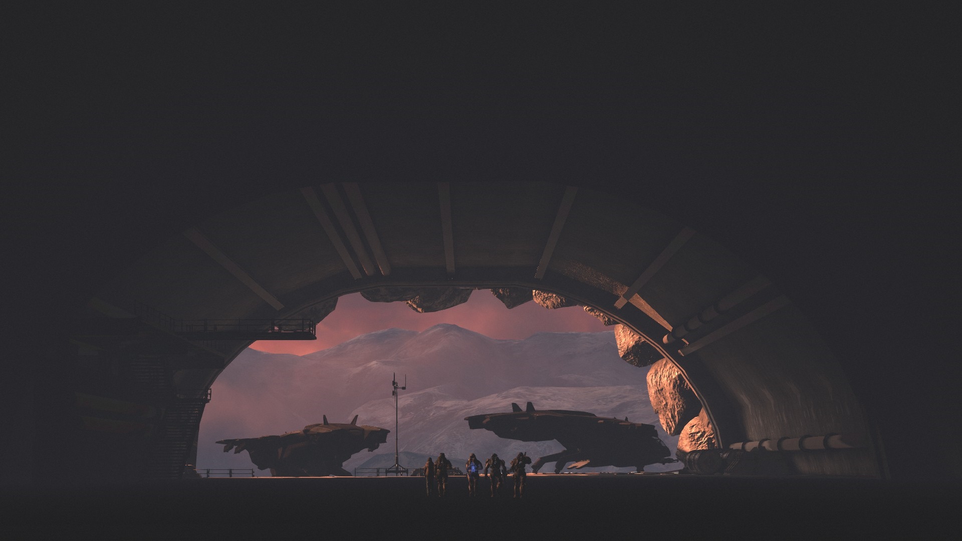Noble 6 and allies in Halo Reach HD Wallpaper