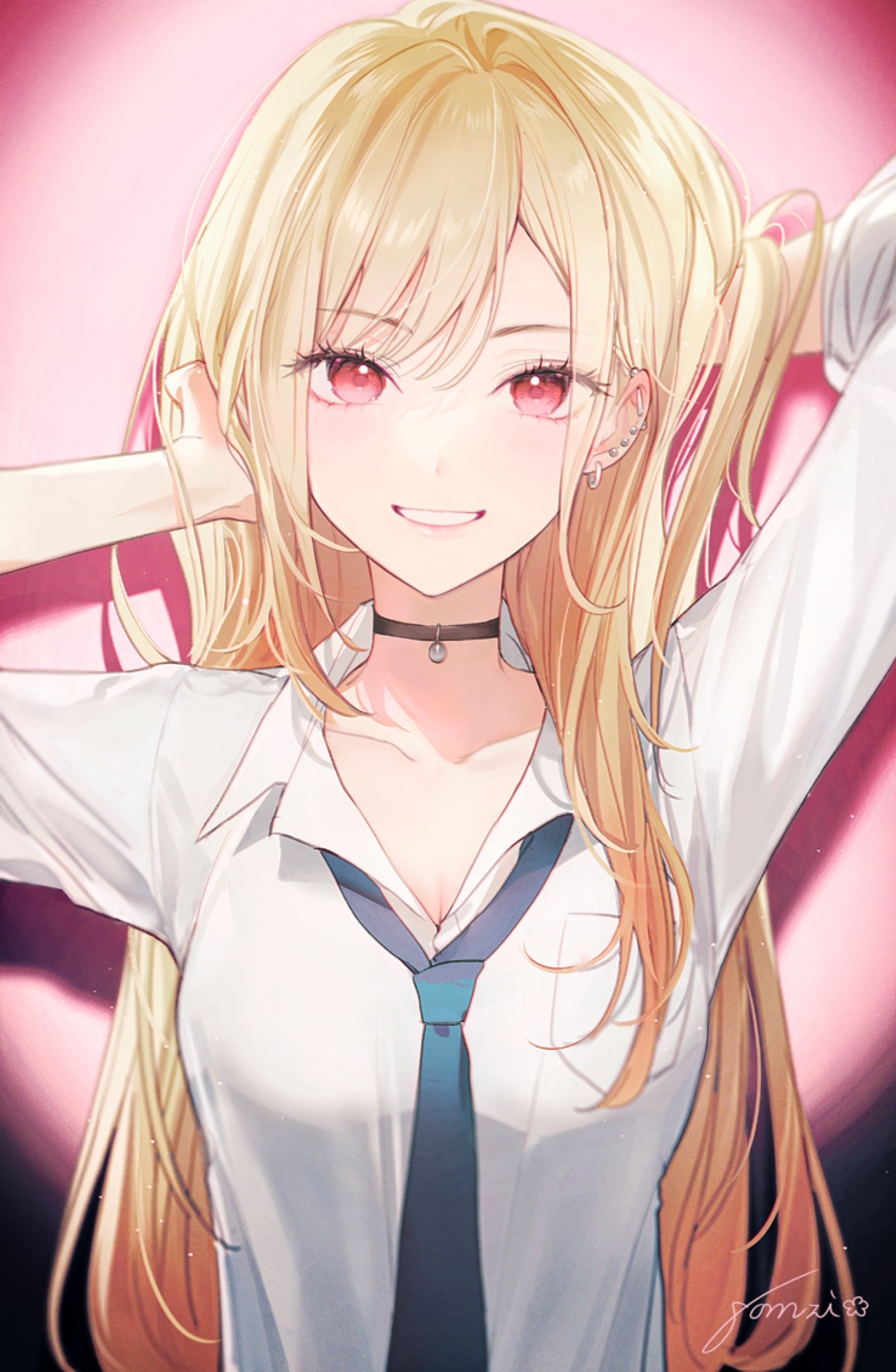 Kitagawa Marin from Sono Bisque Doll wa Koi wo Suru HD Phone Wallpaper