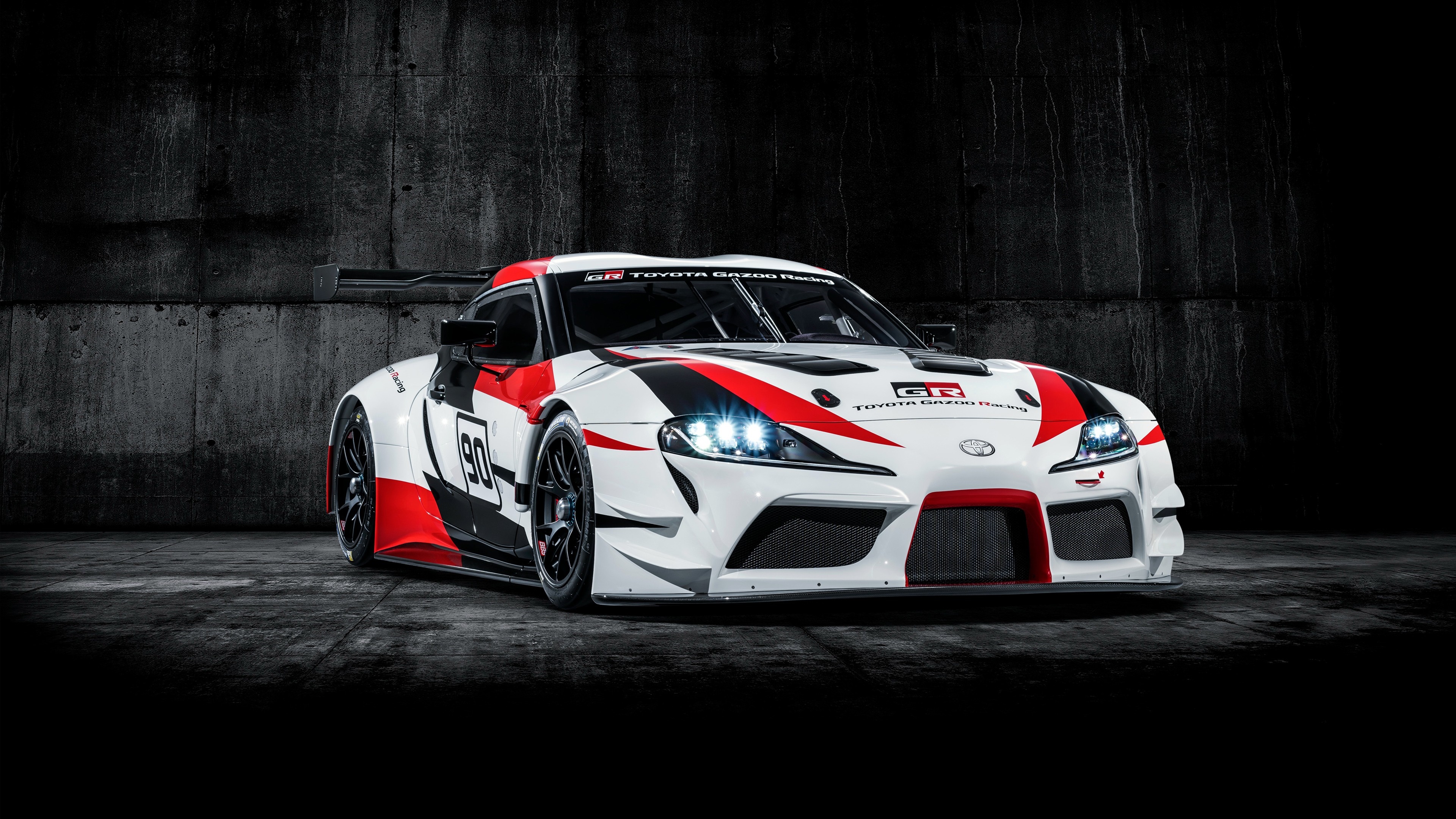 4K Toyota GR Supra GT racing car HD Wallpaper