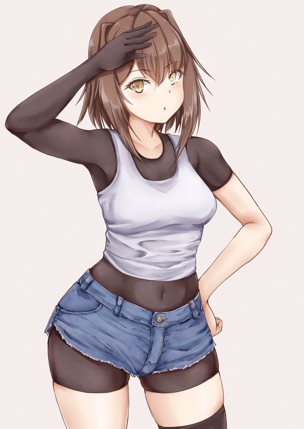 Furutaka from Kantai Collection fan art HD Phone Wallpaper