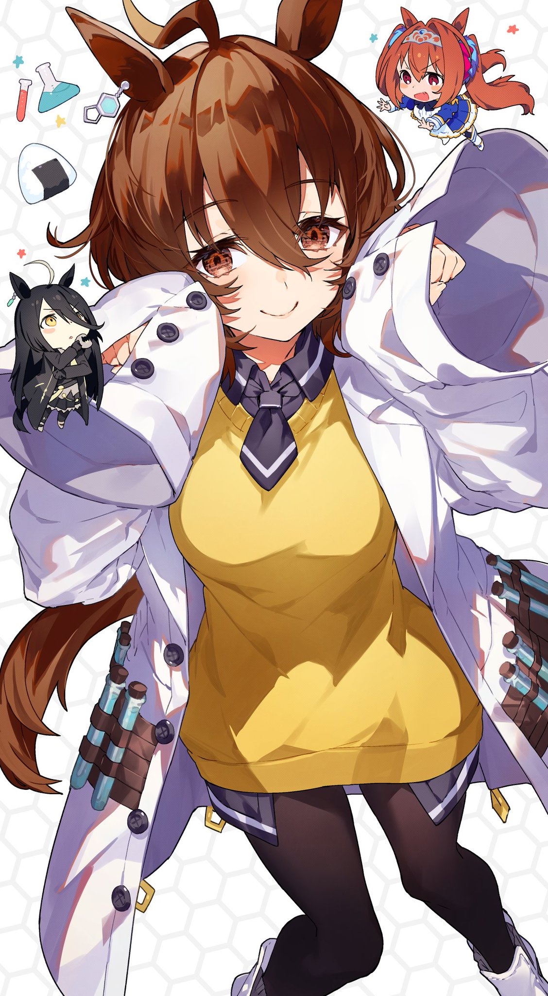 Agnes Tachyon and friends in Uma Musume Pretty Derby artwork HD Phone Wallpaper