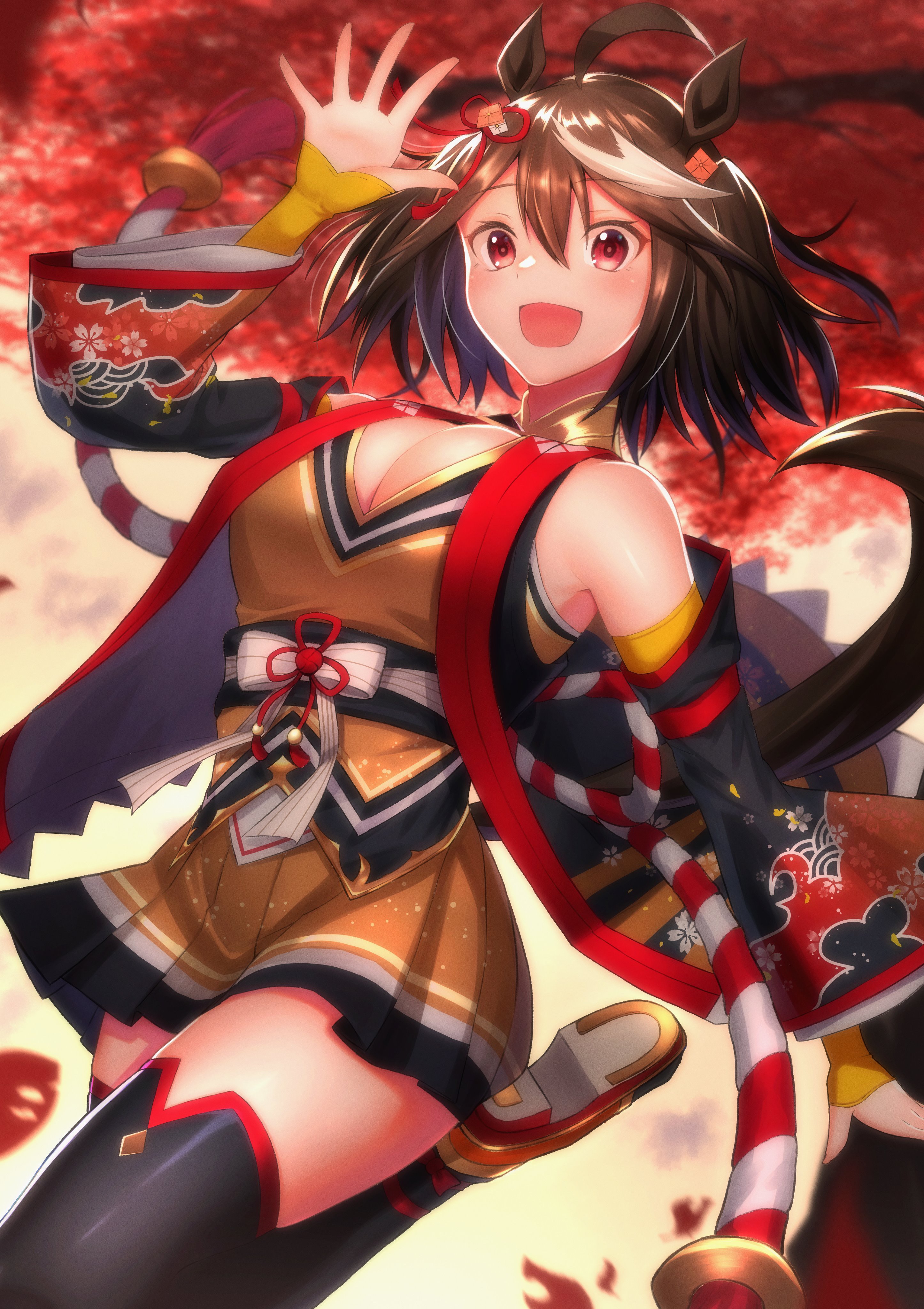 Kitasan Black Uma Musume Pretty Derby Fan Art HD Phone Wallpaper