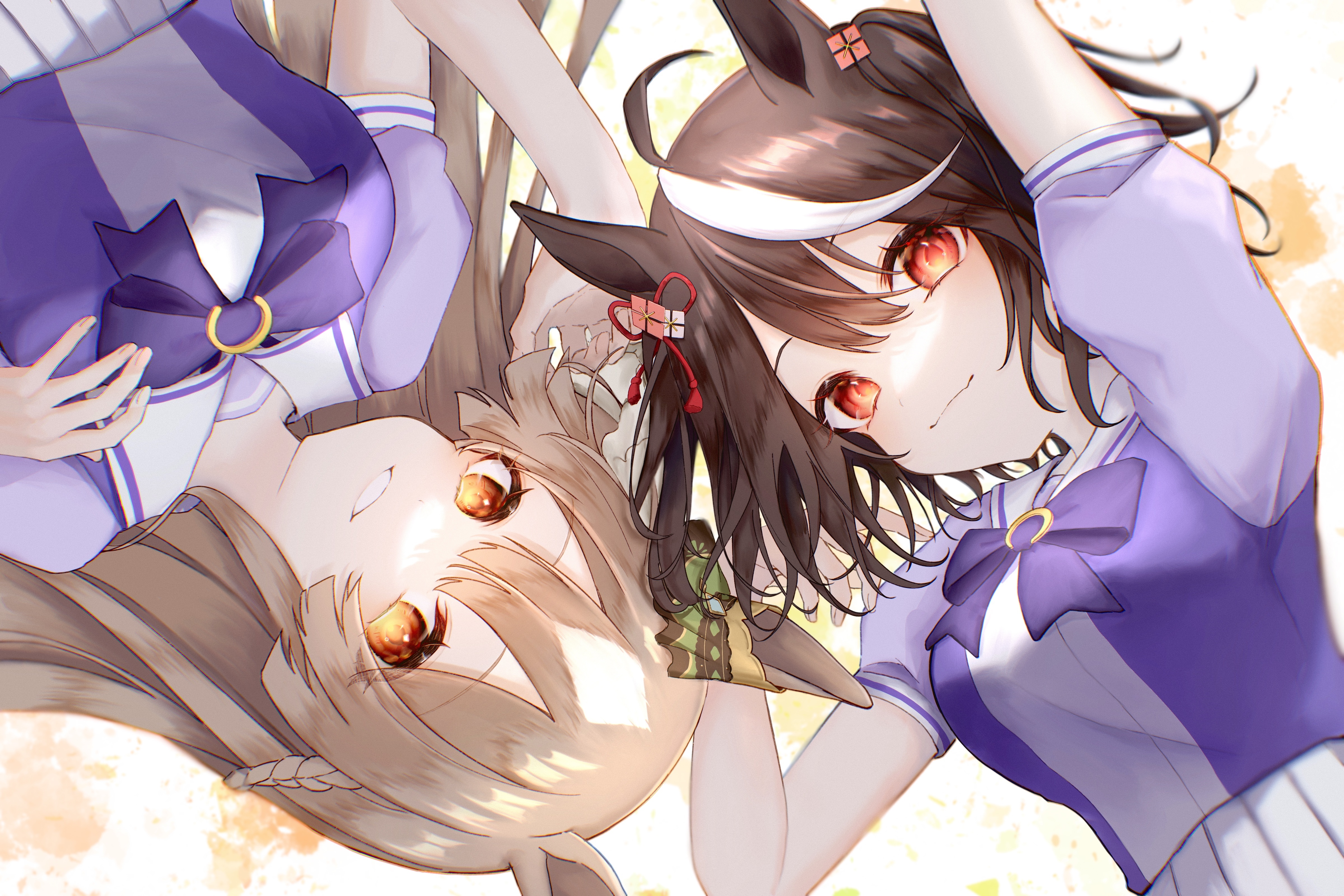 Kitasan Black and Satono Diamond from Uma Musume Pretty Derby HD Wallpaper