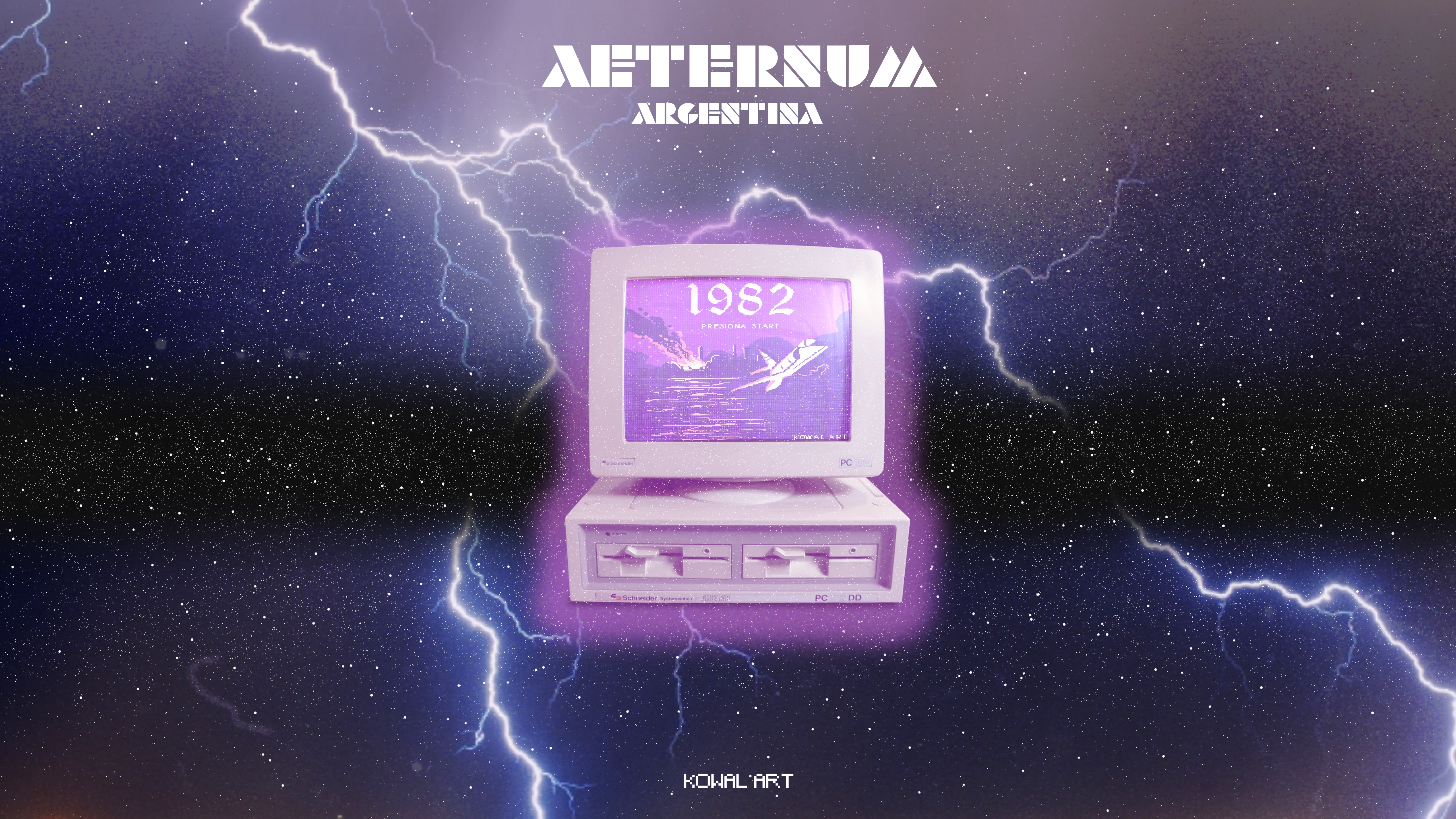 Afternum Argentina 1982 Retro Computer HD Wallpaper