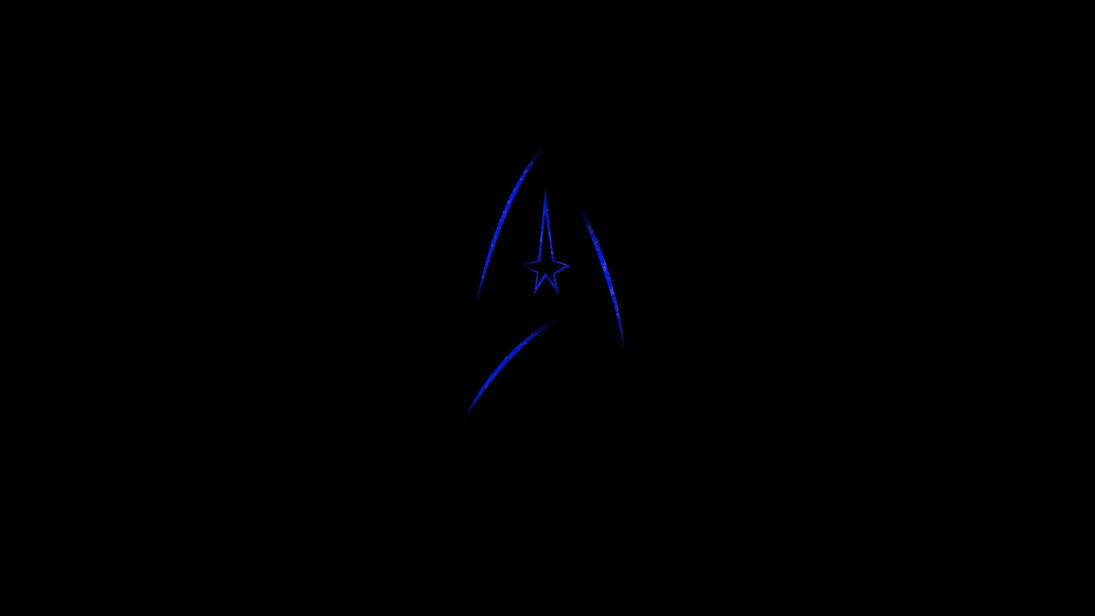 Star Trek logo on black background HD Wallpaper