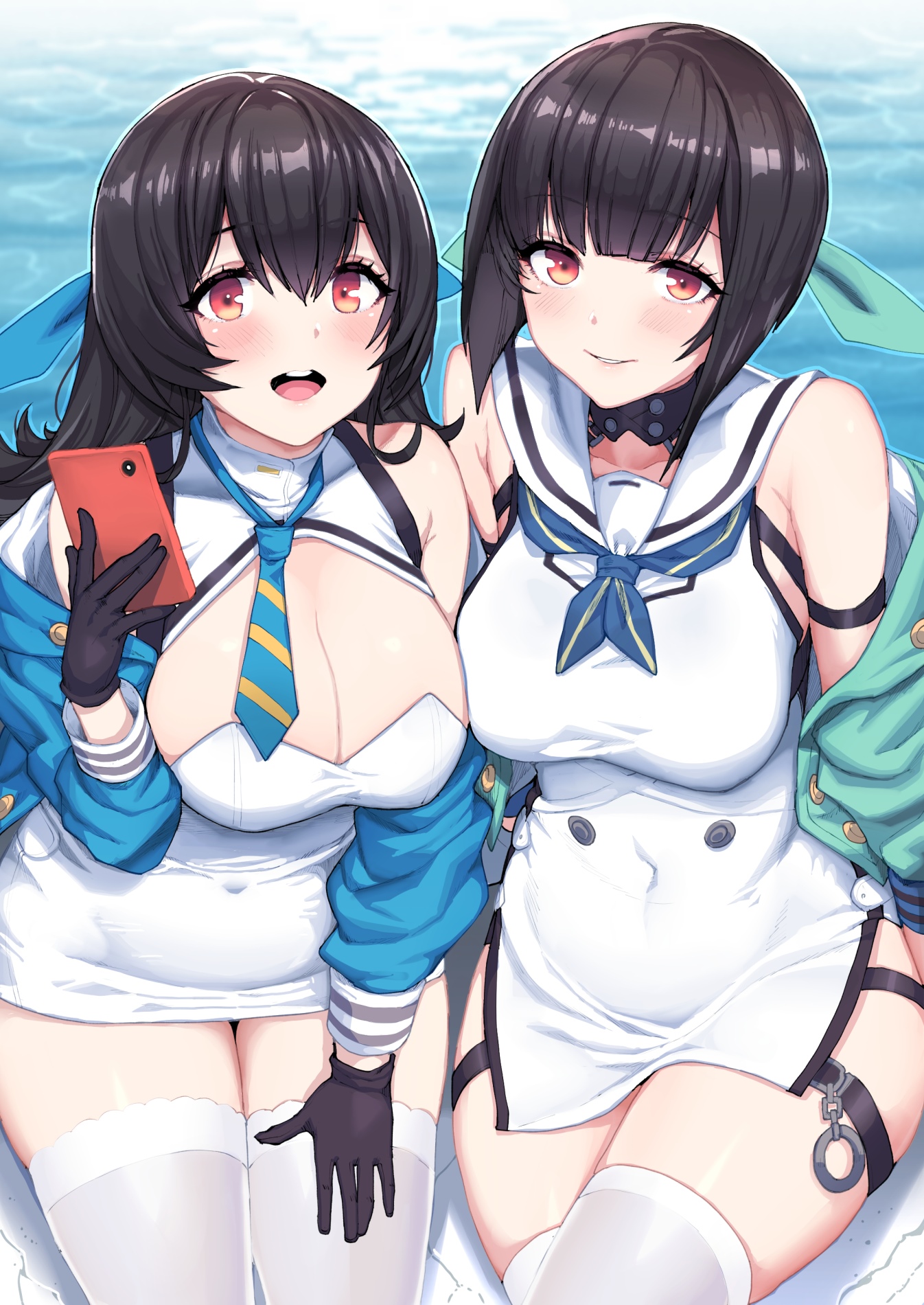 Atago and Takao from Blue Oath HD Phone Wallpaper