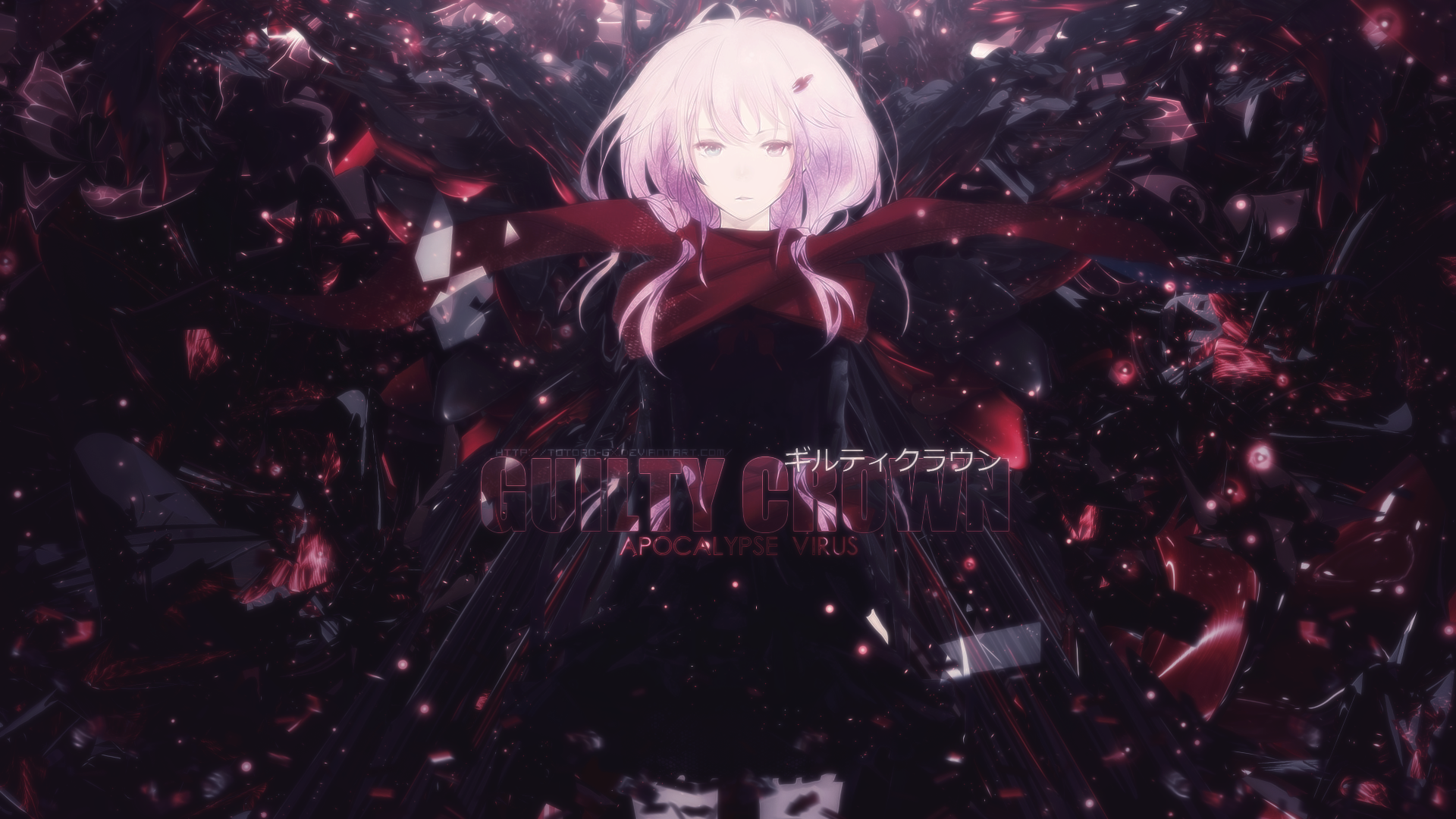 Guilty Crown Yuzuriha Inori Anime Art HD Wallpaper