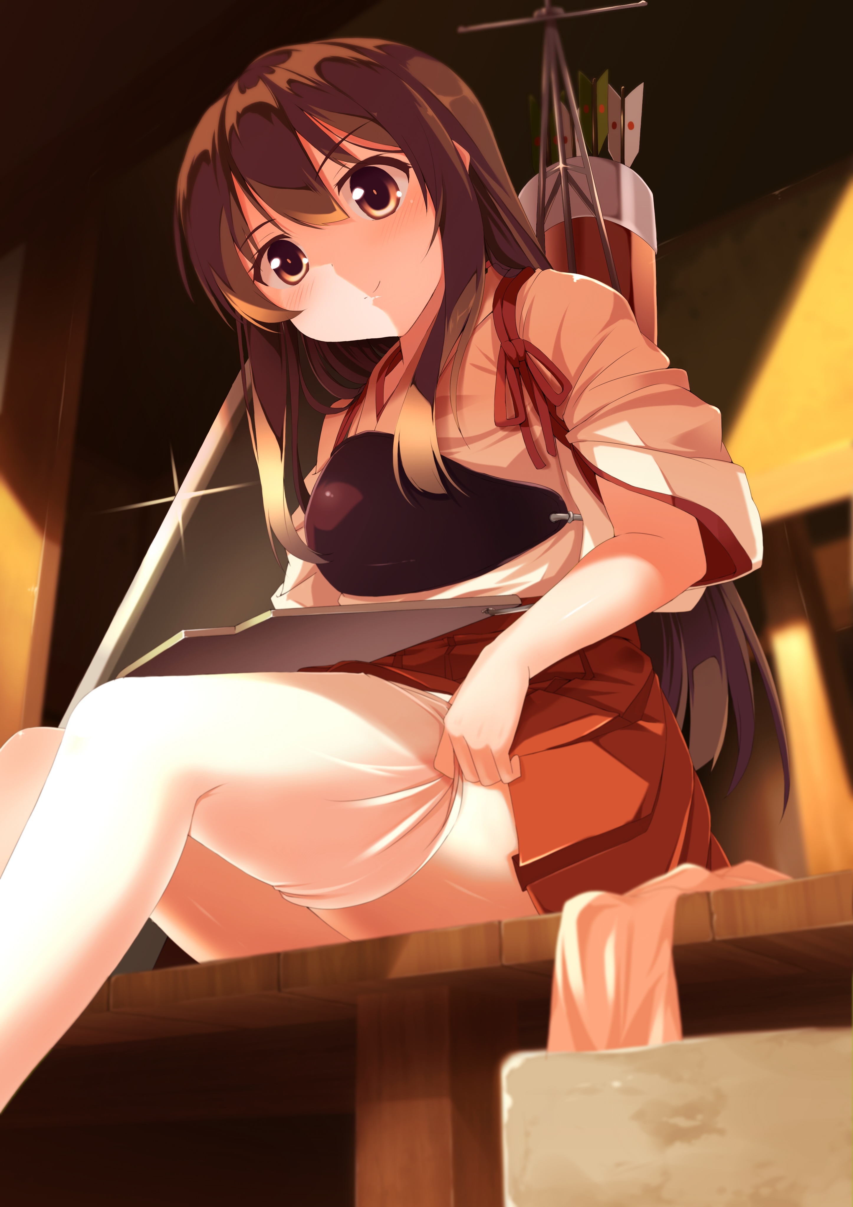 Kantai Collection fan art of Akagi HD Phone Wallpaper