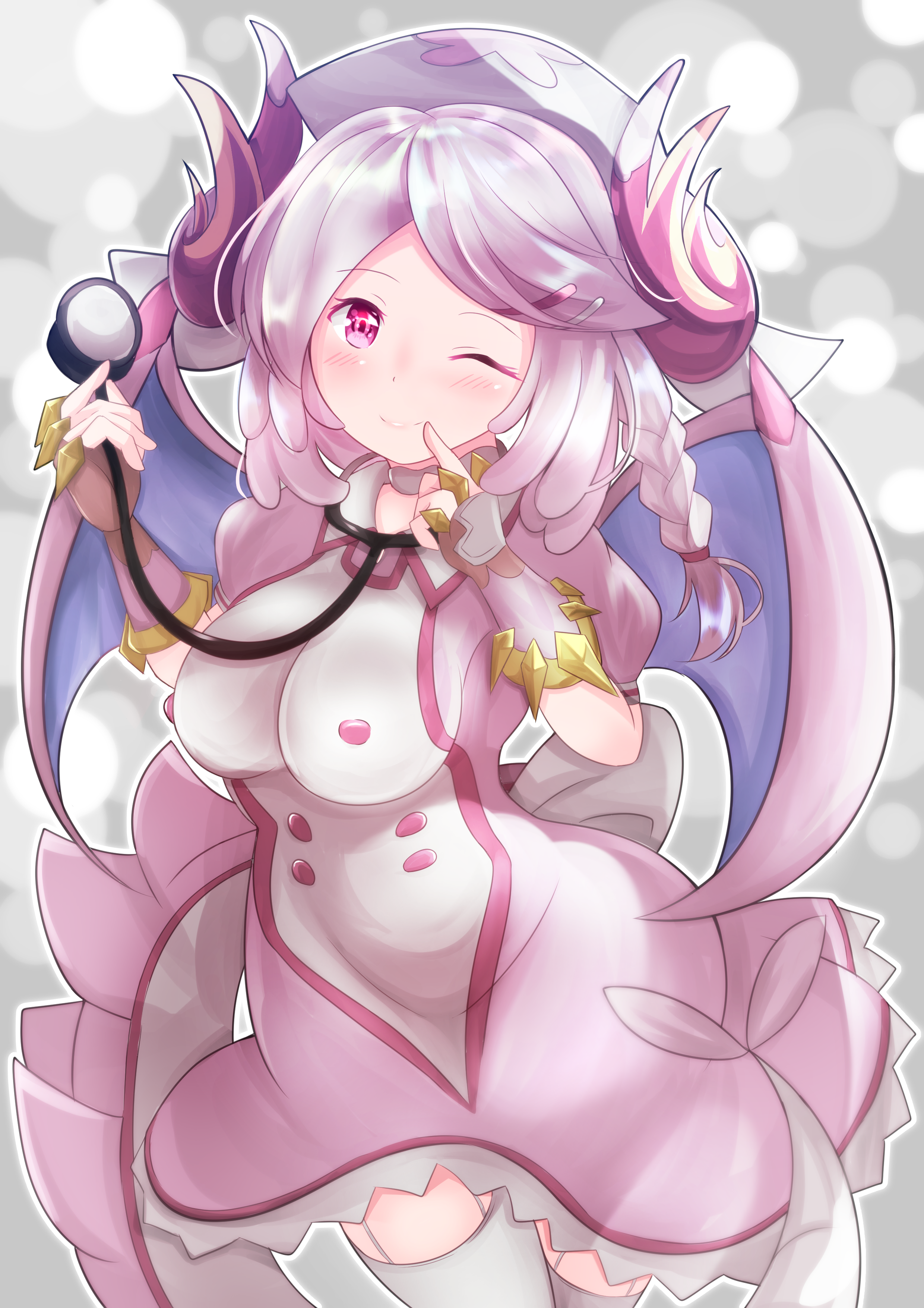 Nurse Dragonmaid Yu-Gi-Oh! Fan Art HD Phone Wallpaper