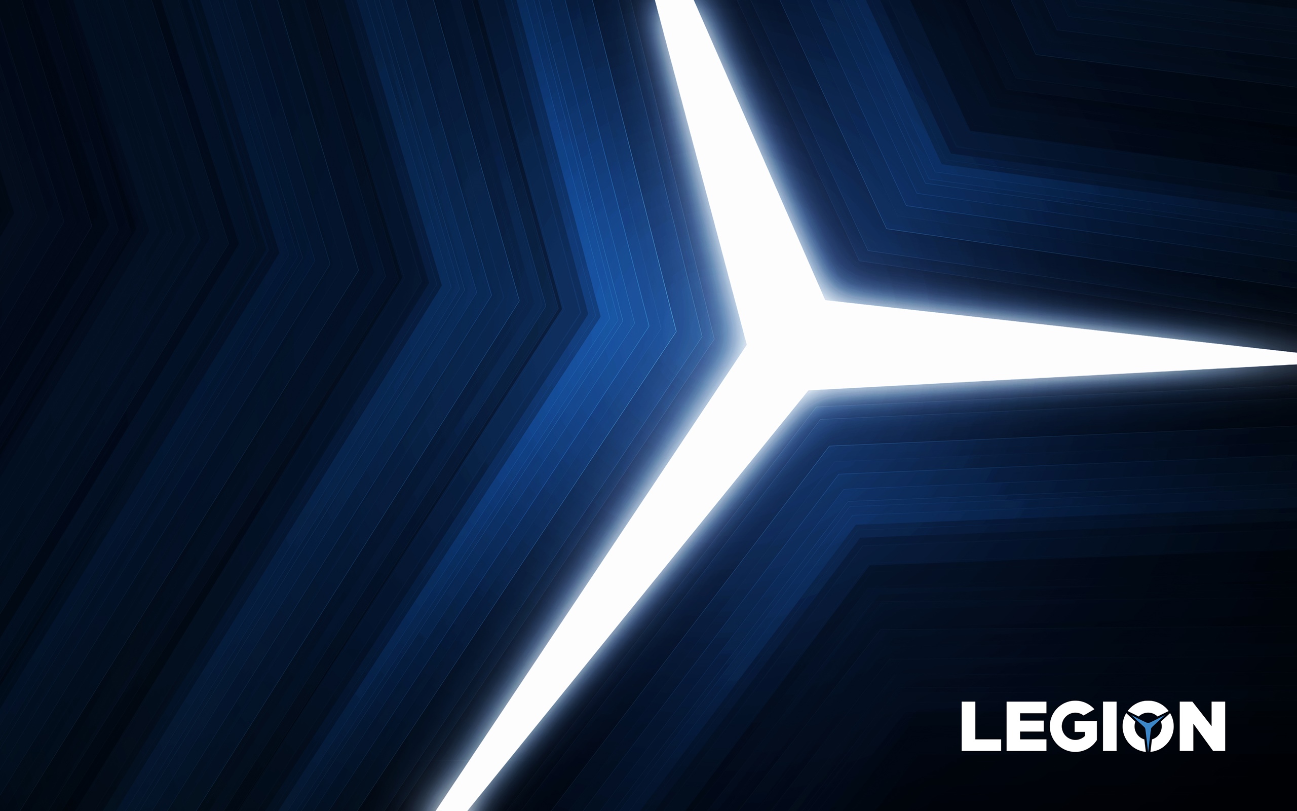 Legion logo with abstract blue texture HD Wallpaper