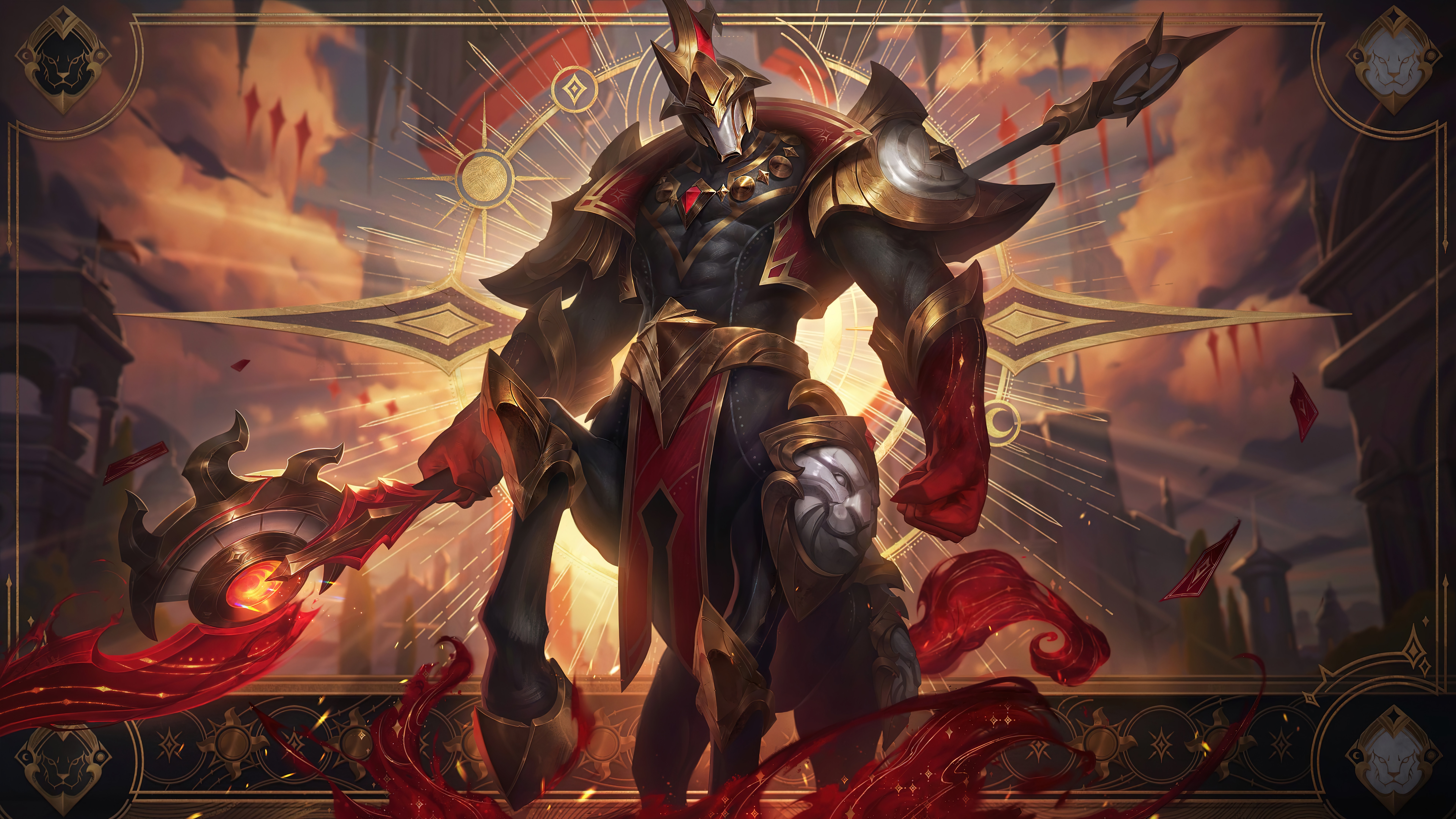 4K League of Legends Arcana Hecarim HD Wallpaper