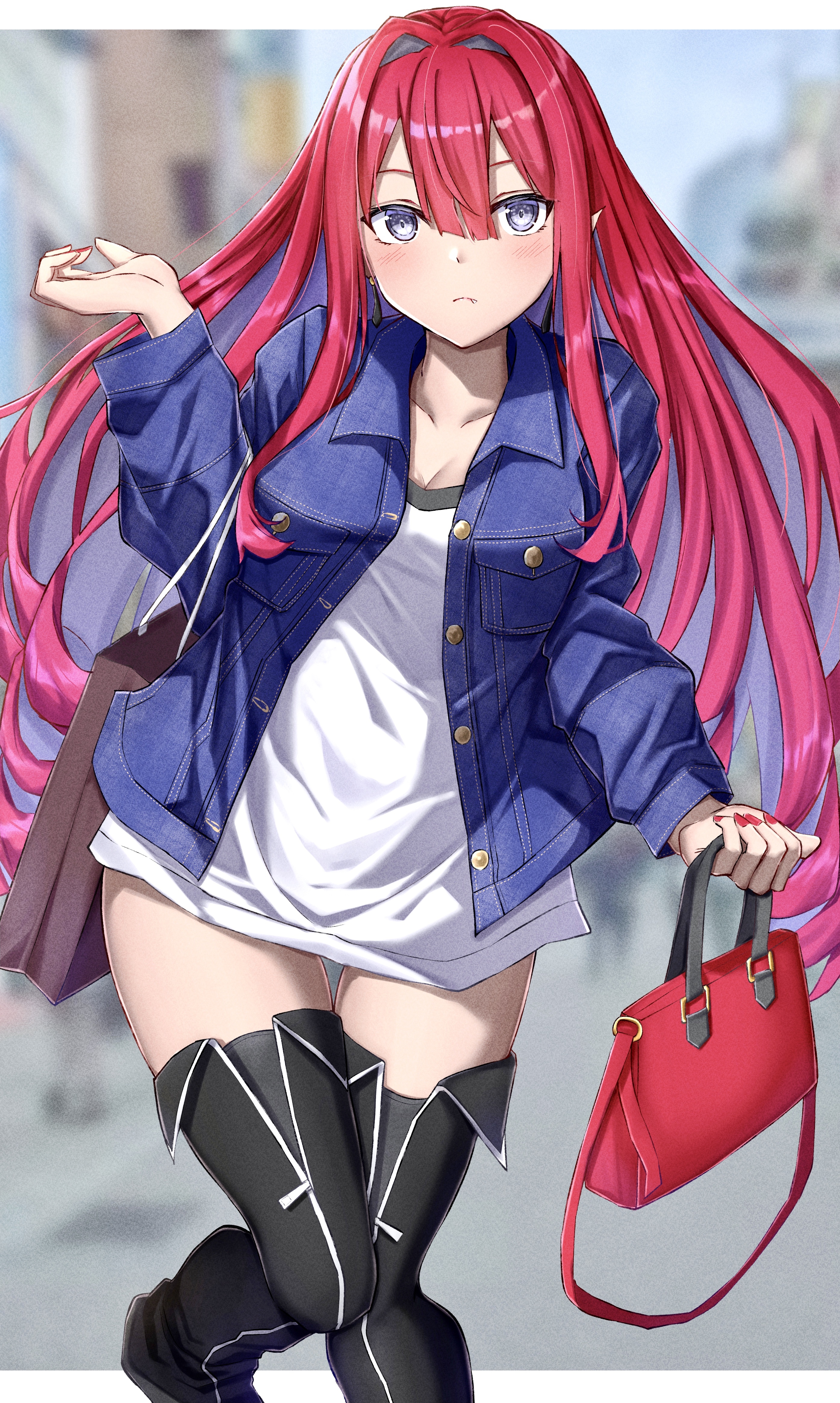 Baobhan Sith from Fate/Grand Order in casual attire HD Phone Wallpaper
