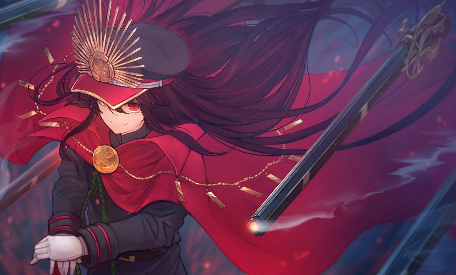 Oda Nobunaga from Fate/Grand Order fan art HD Wallpaper