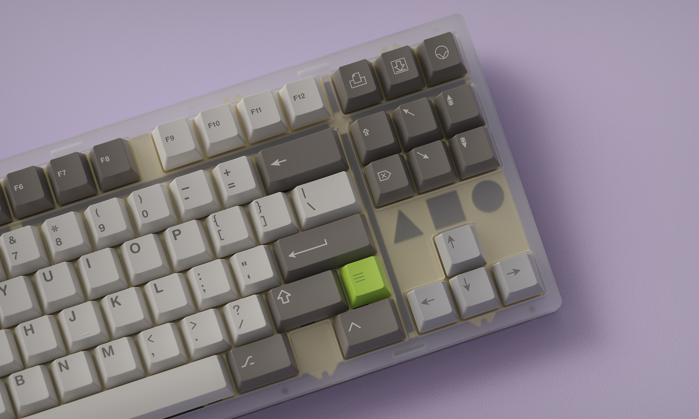 Mechanical keyboard with custom keycaps HD Wallpaper
