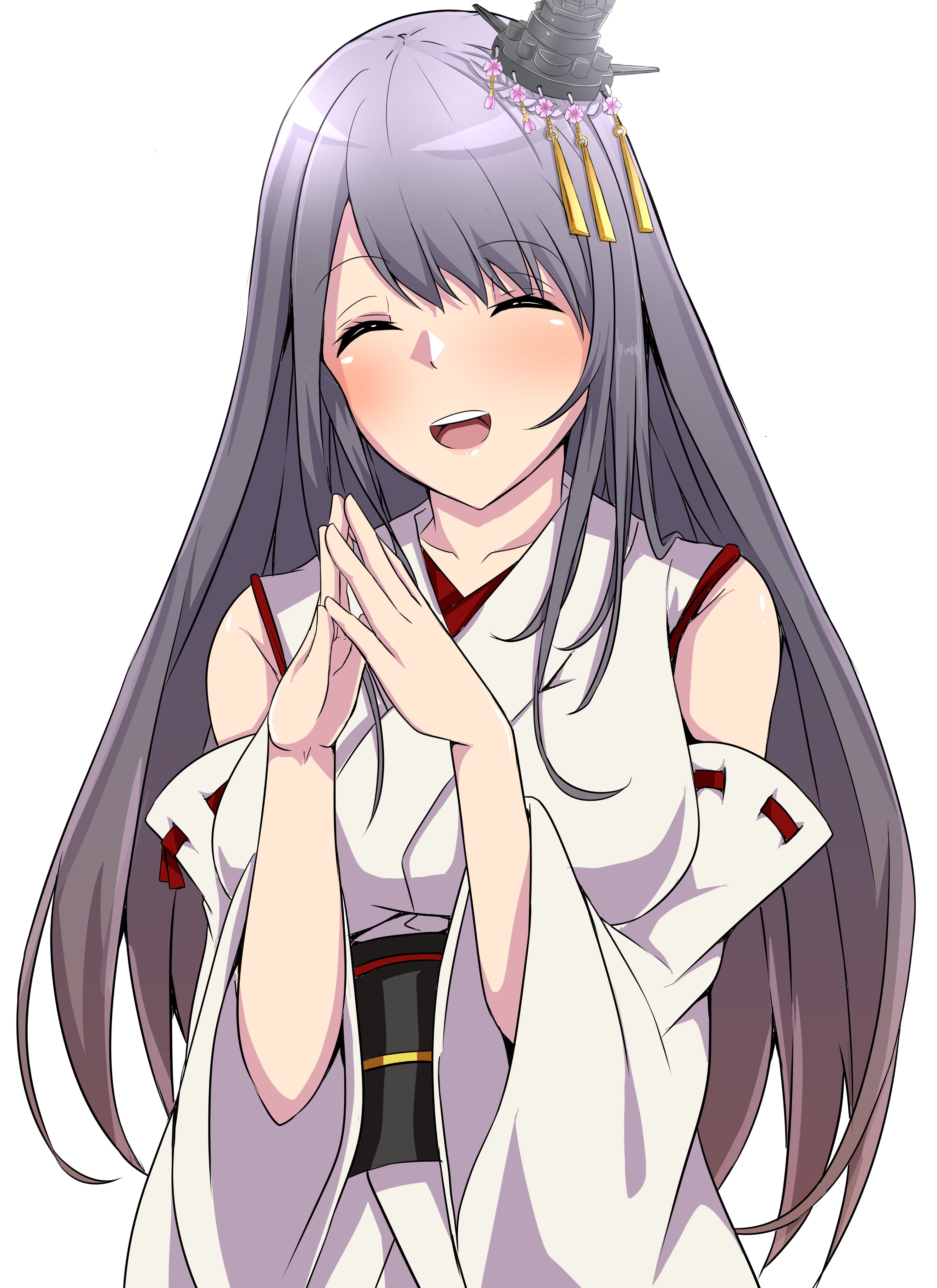Kantai Collection fan art of Fusou HD Phone Wallpaper