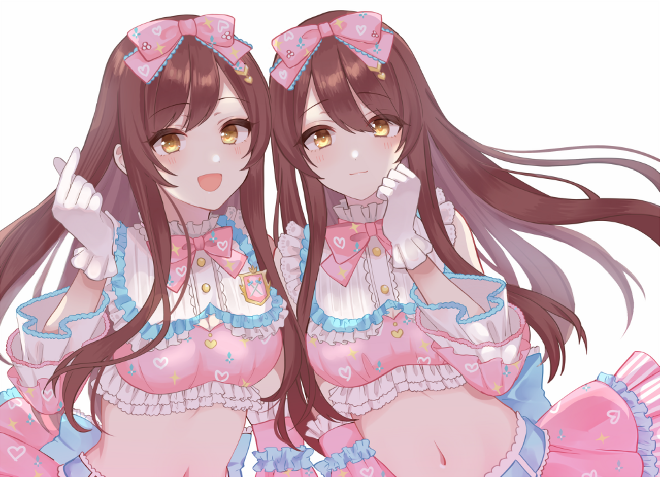 Oosaki Tenka and Oosaki Amana from THE iDOLM@STER: Shiny Colors HD Wallpaper