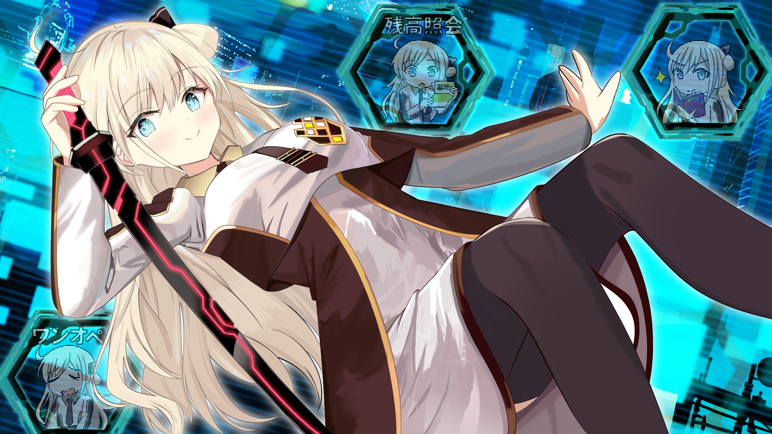 Sky Striker Ace - Raye with Sword HD Wallpaper