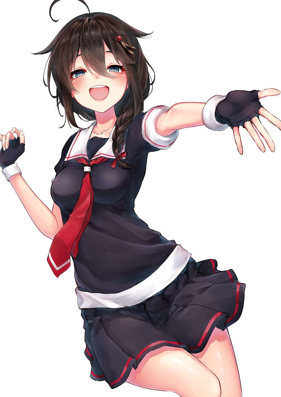 Shigure from Kantai Collection fan art HD Phone Wallpaper