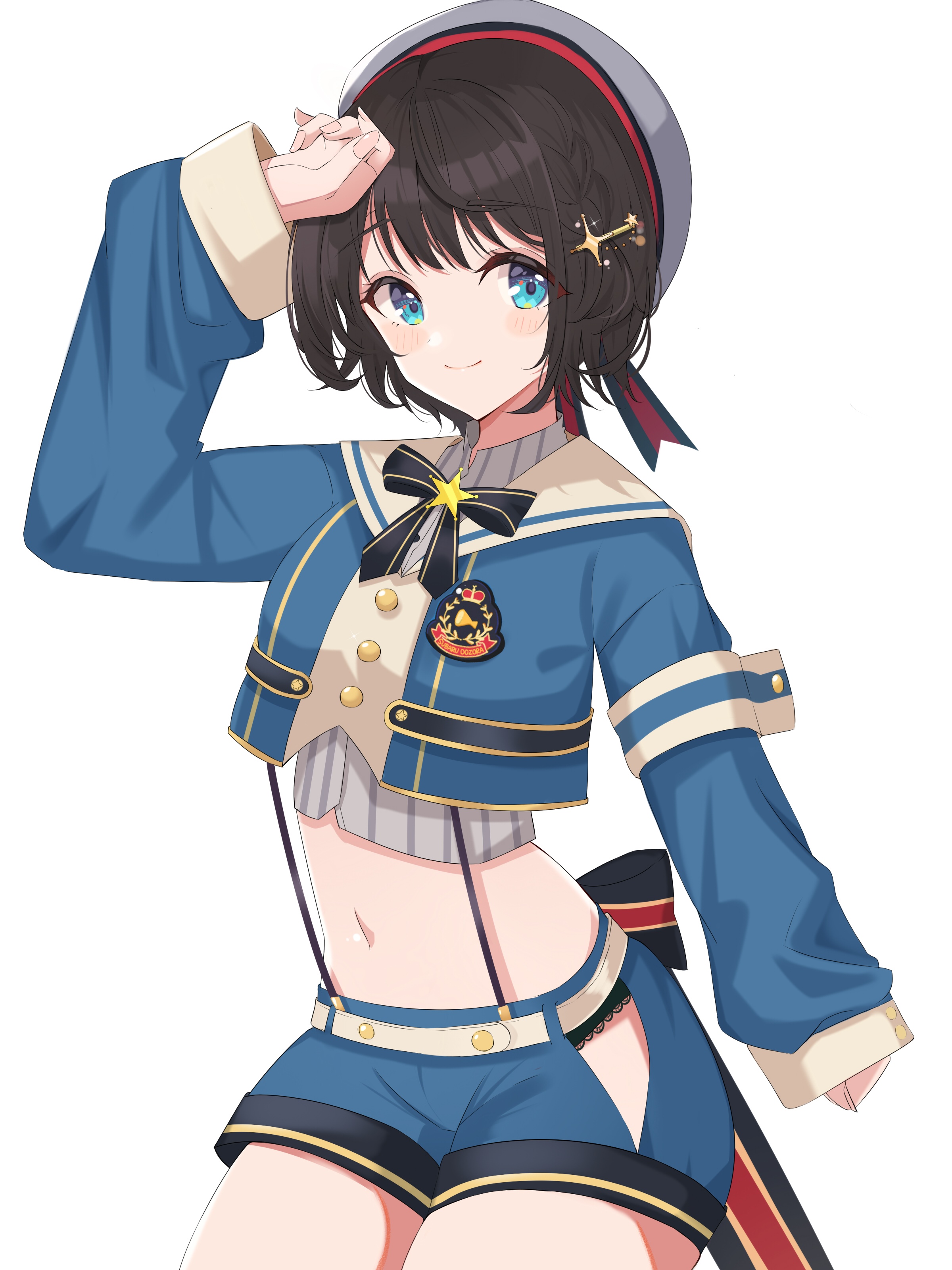 Oozora Subaru in a Sailor Uniform HD Phone Wallpaper
