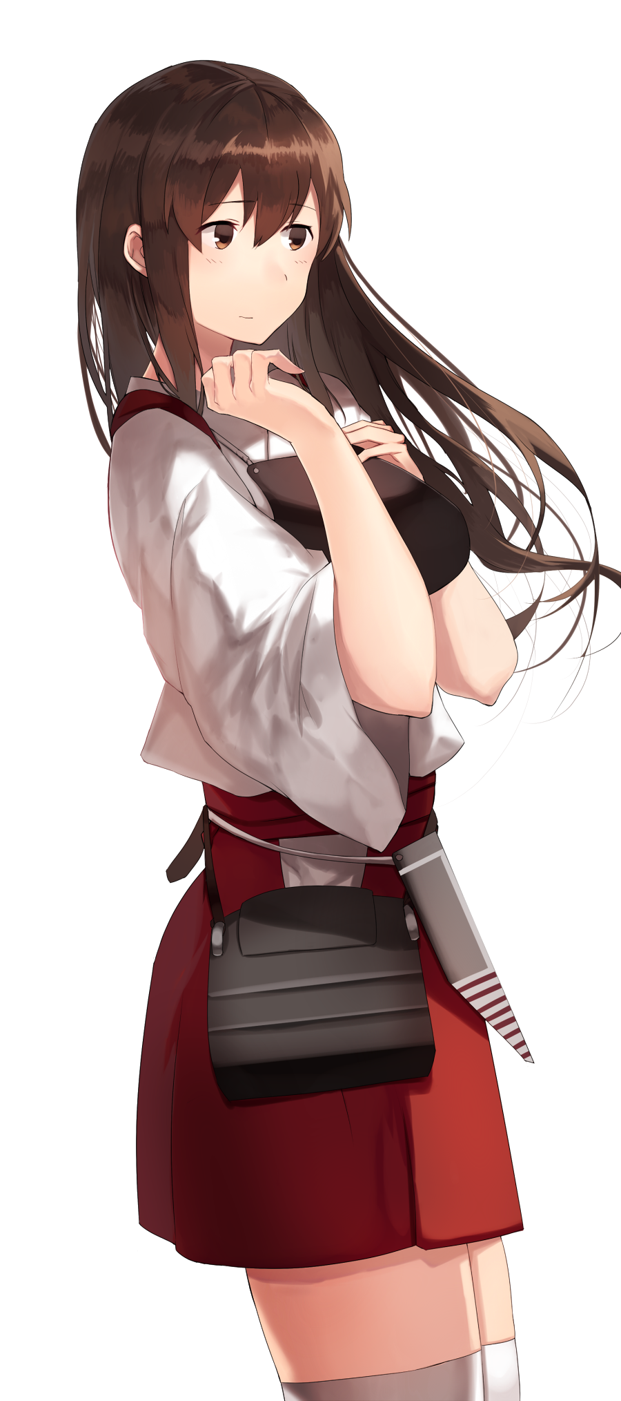 Akagi from Kantai Collection fan art HD Phone Wallpaper