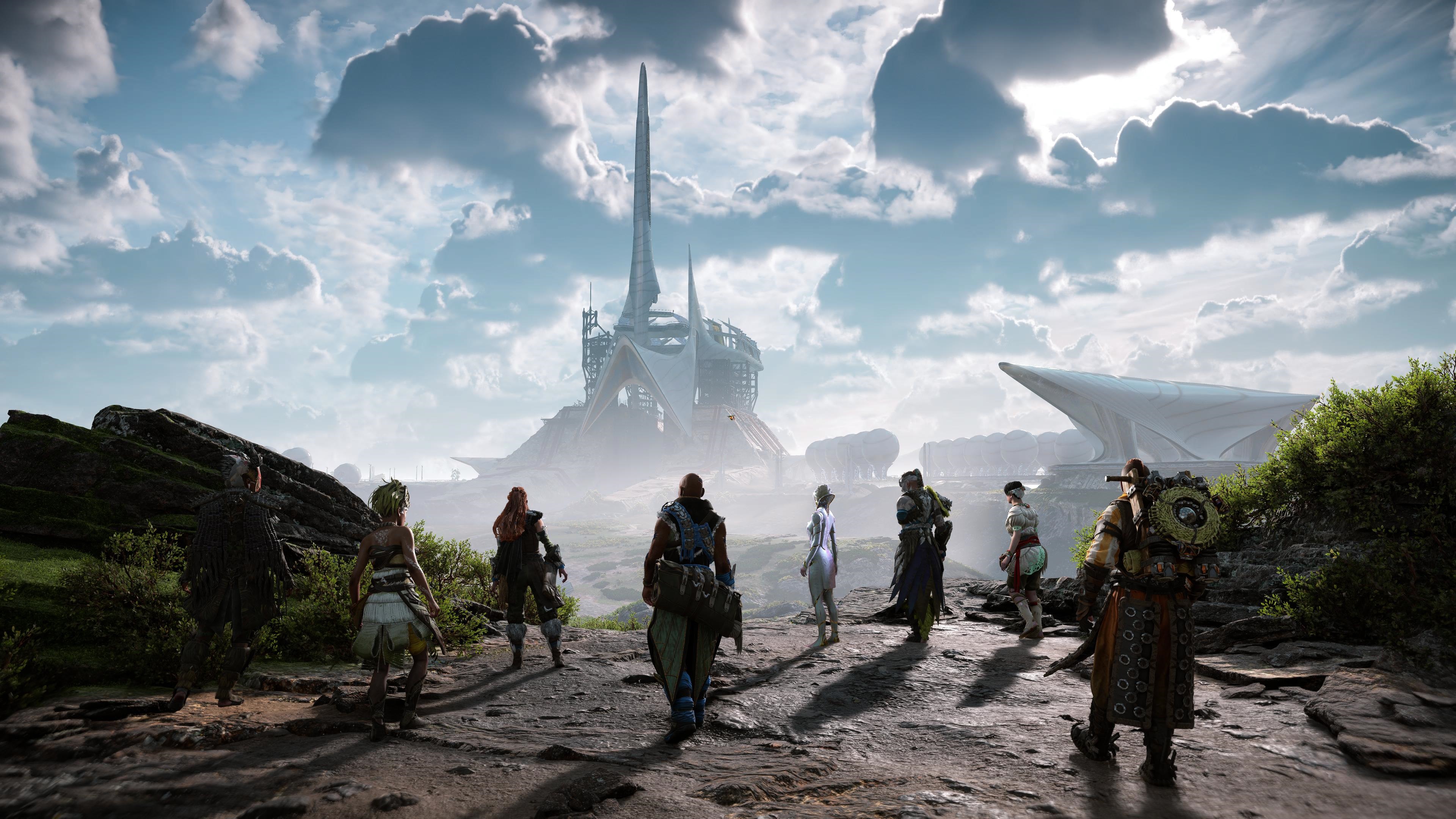 Horizon Forbidden West 4K video game landscape HD Wallpaper