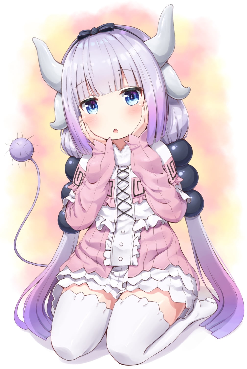 Kanna Kamui from Kobayashi-san Chi no Maid Dragon HD Phone Wallpaper
