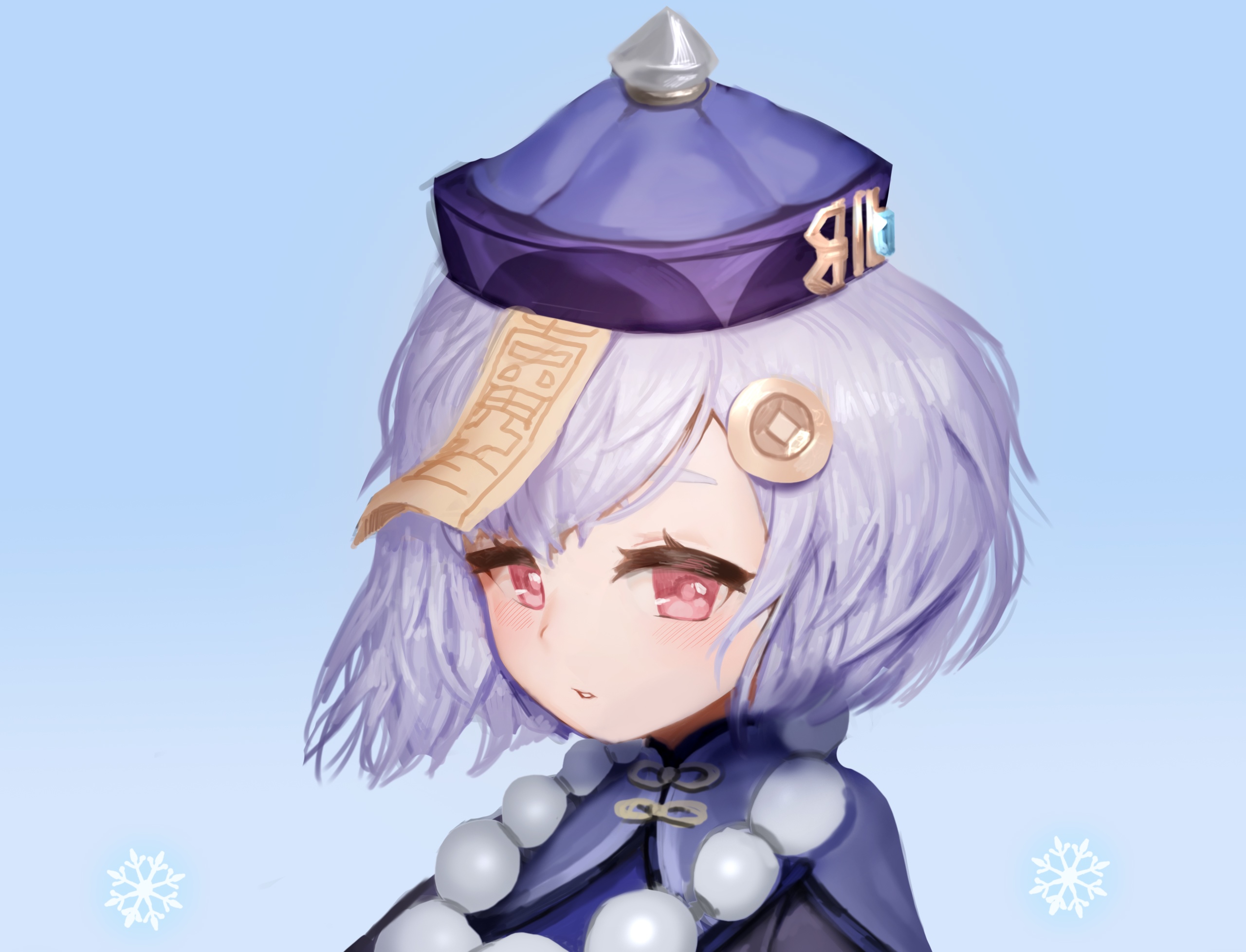 Qiqi from Genshin Impact HD Wallpaper