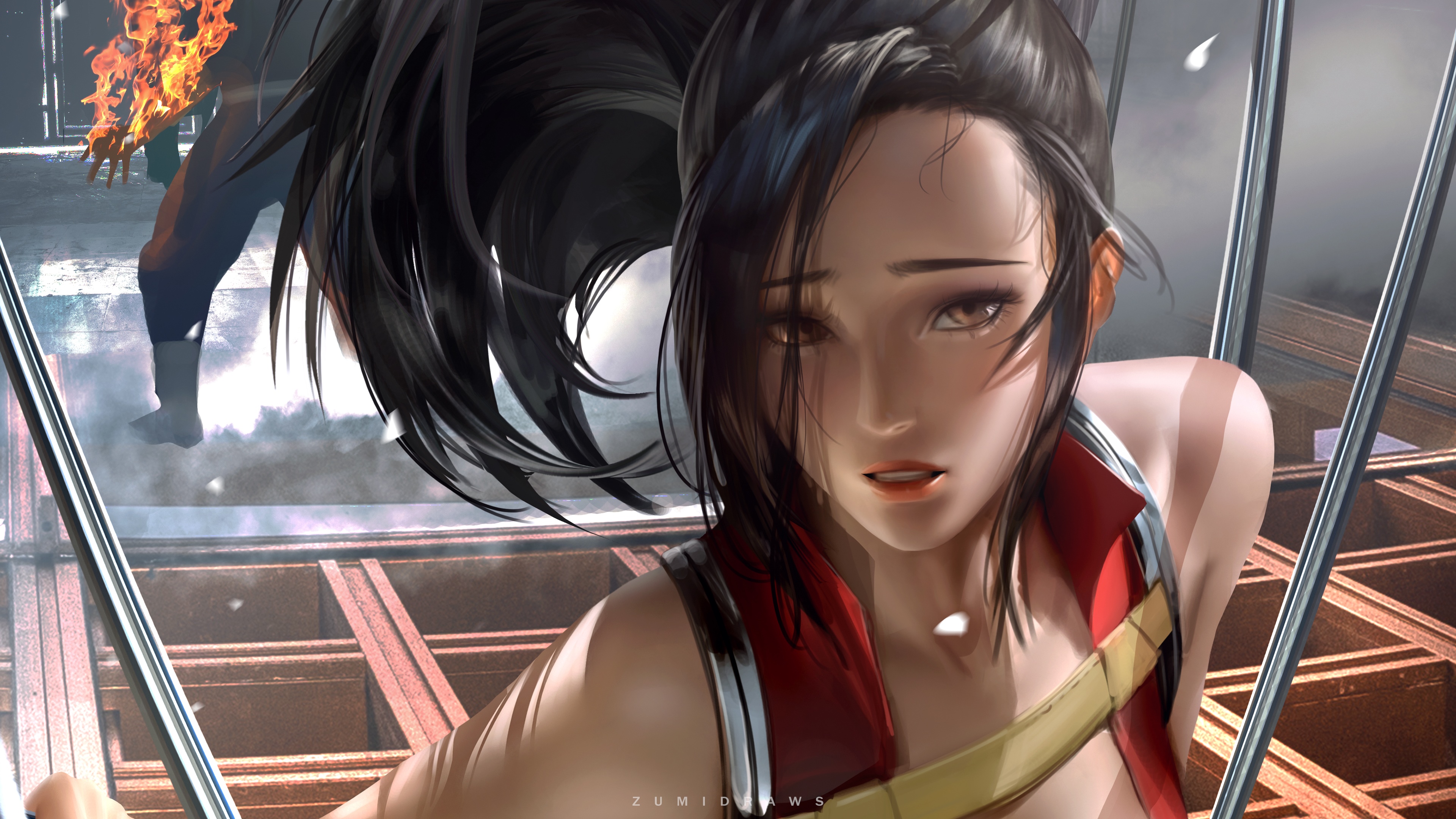 4K Momo Yaoyorozu in Boku no Hero Academia HD Wallpaper
