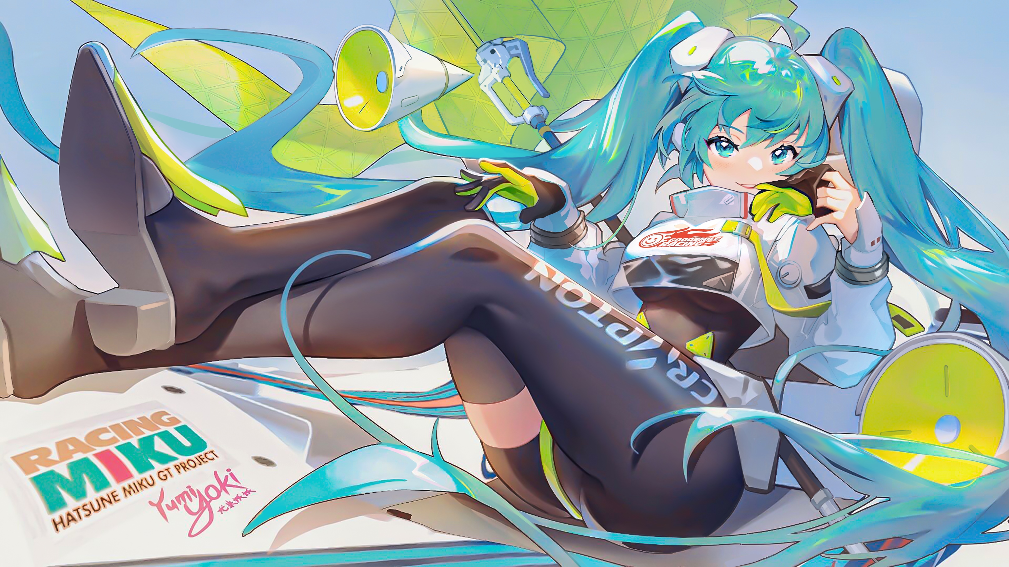 Hatsune Miku Racing Miku GT Project HD Wallpaper