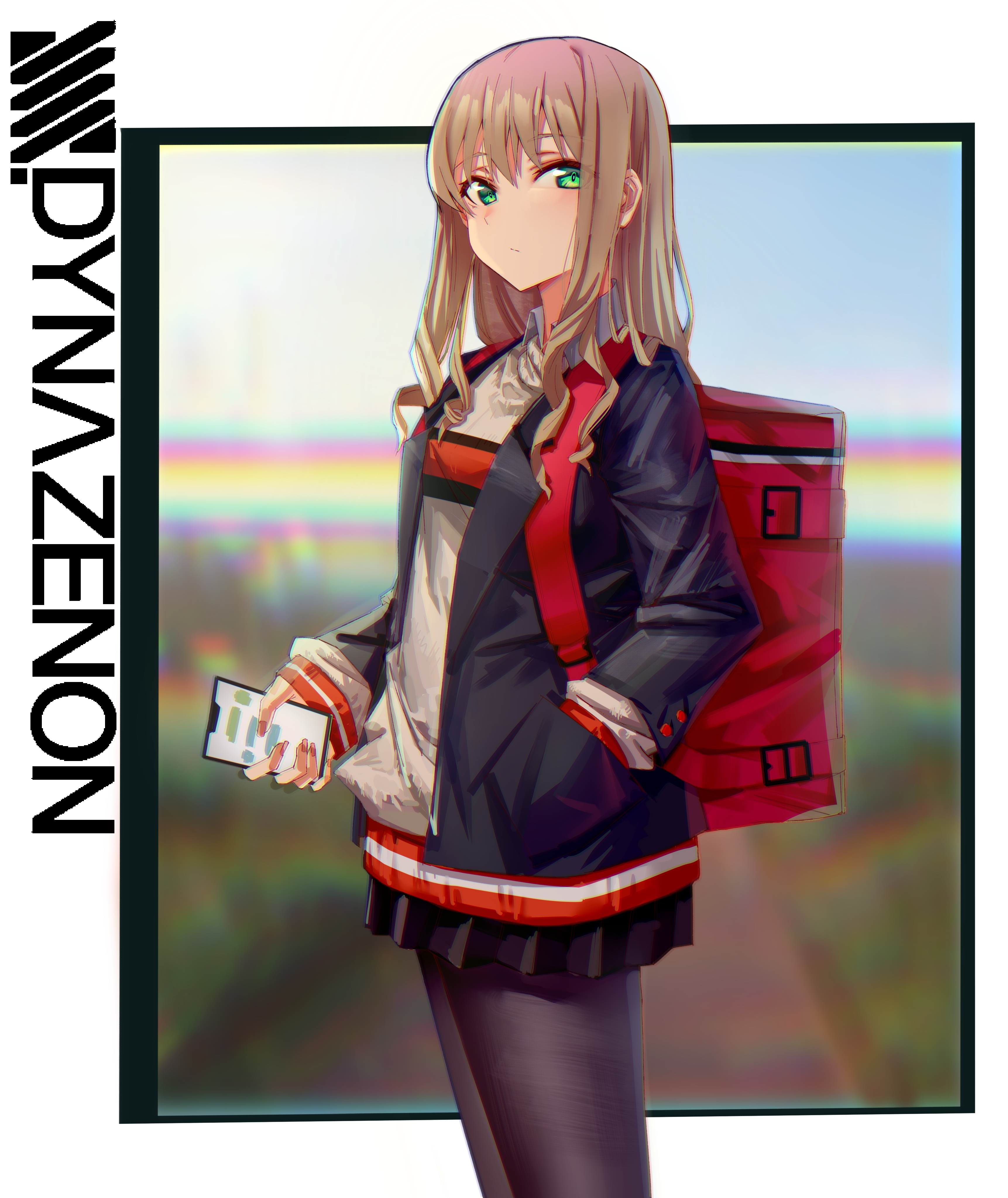 Minami Yume from SSSS.Dynazenon with a delivery bag HD Phone Wallpaper