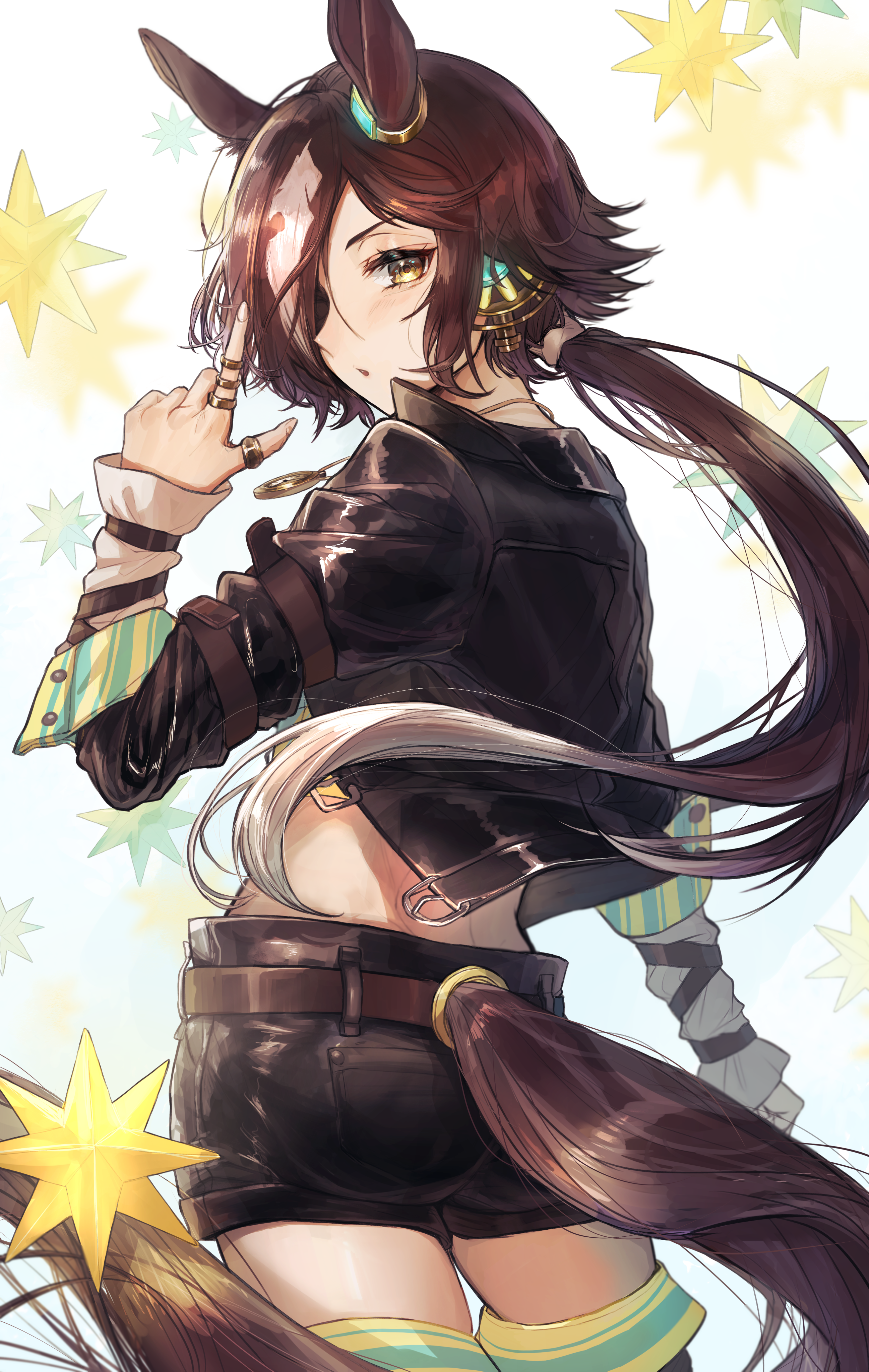 Vodka Uma Musume Pretty Derby Fan Art HD Phone Wallpaper