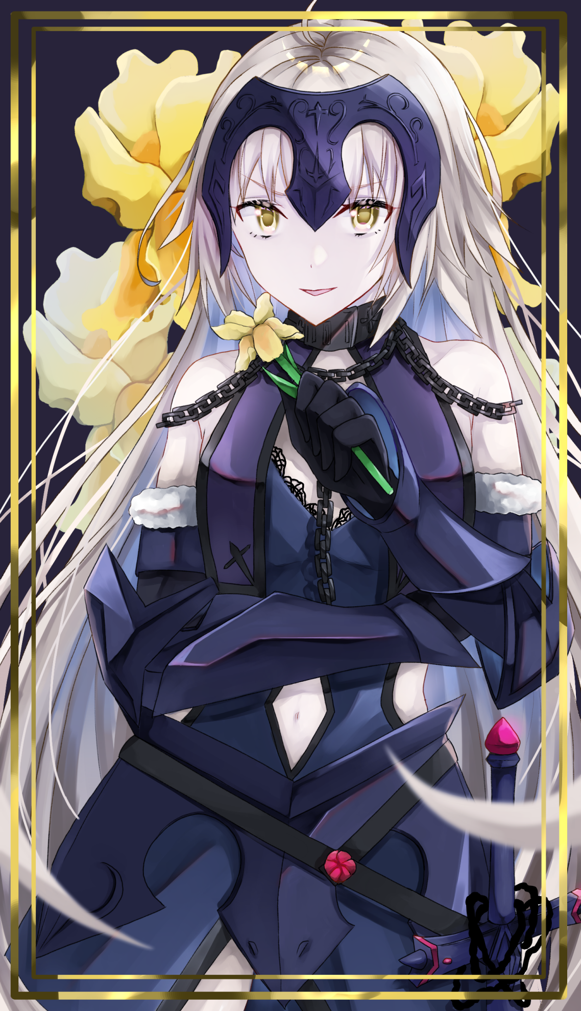 Jeanne d'Arc (Avenger) from Fate/Grand Order HD Phone Wallpaper