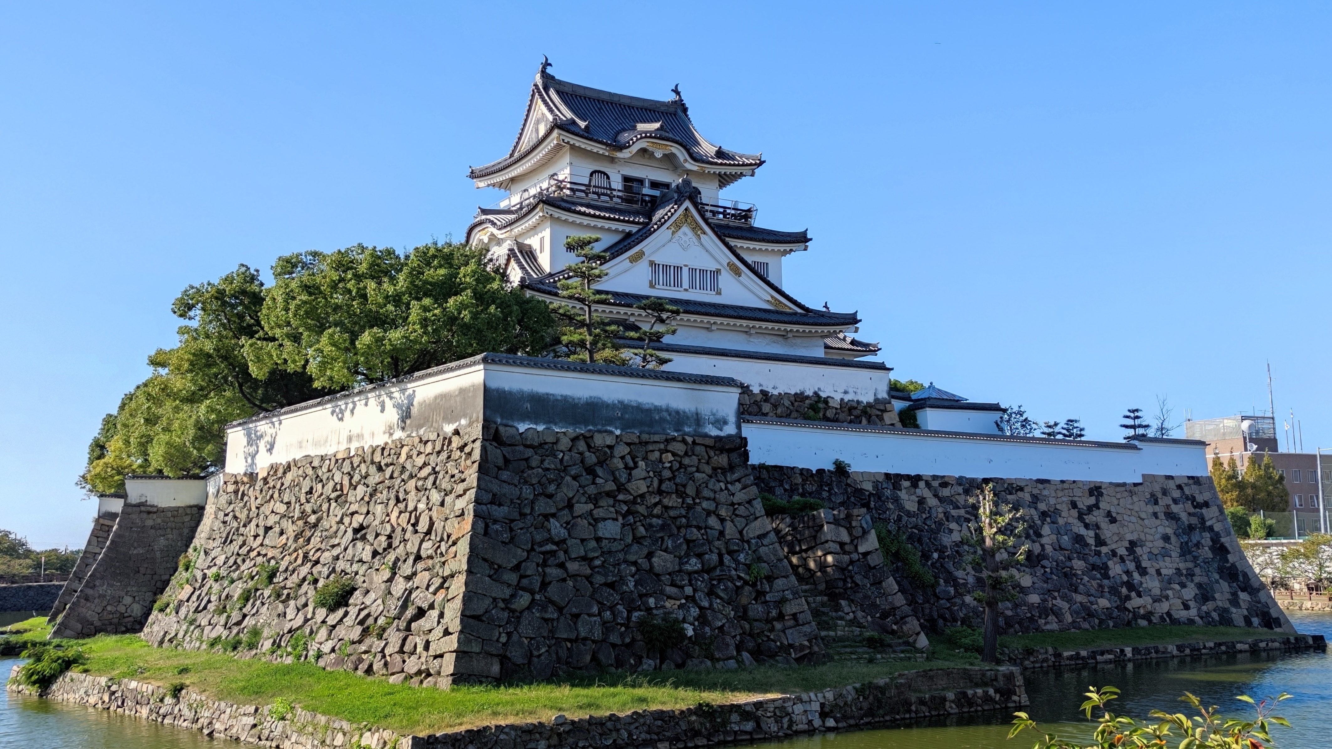 Kishiwada Castle in Osaka Prefecture, Japan HD Wallpaper
