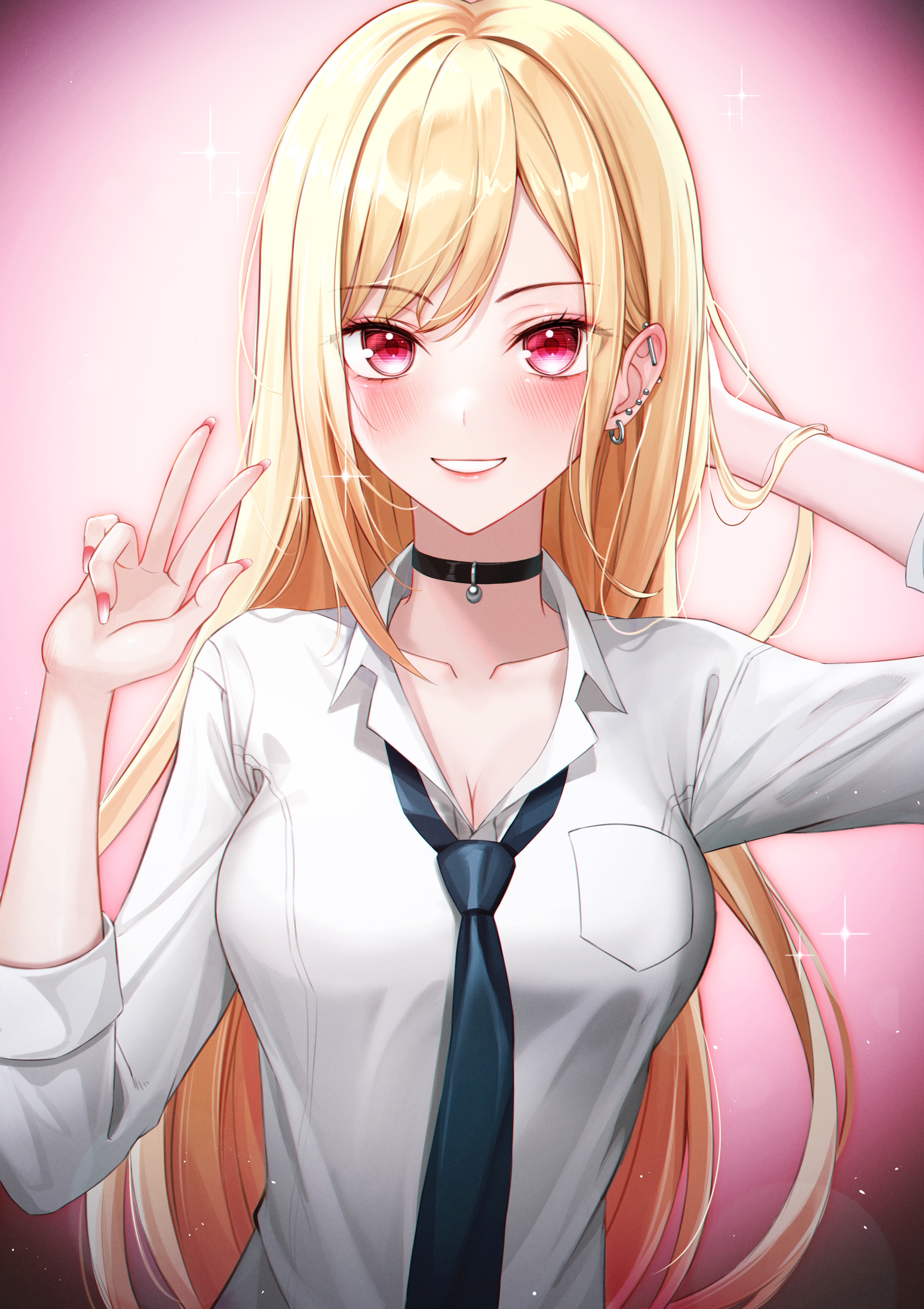 Kitagawa Marin from Sono Bisque Doll wa Koi wo Suru HD Phone Wallpaper